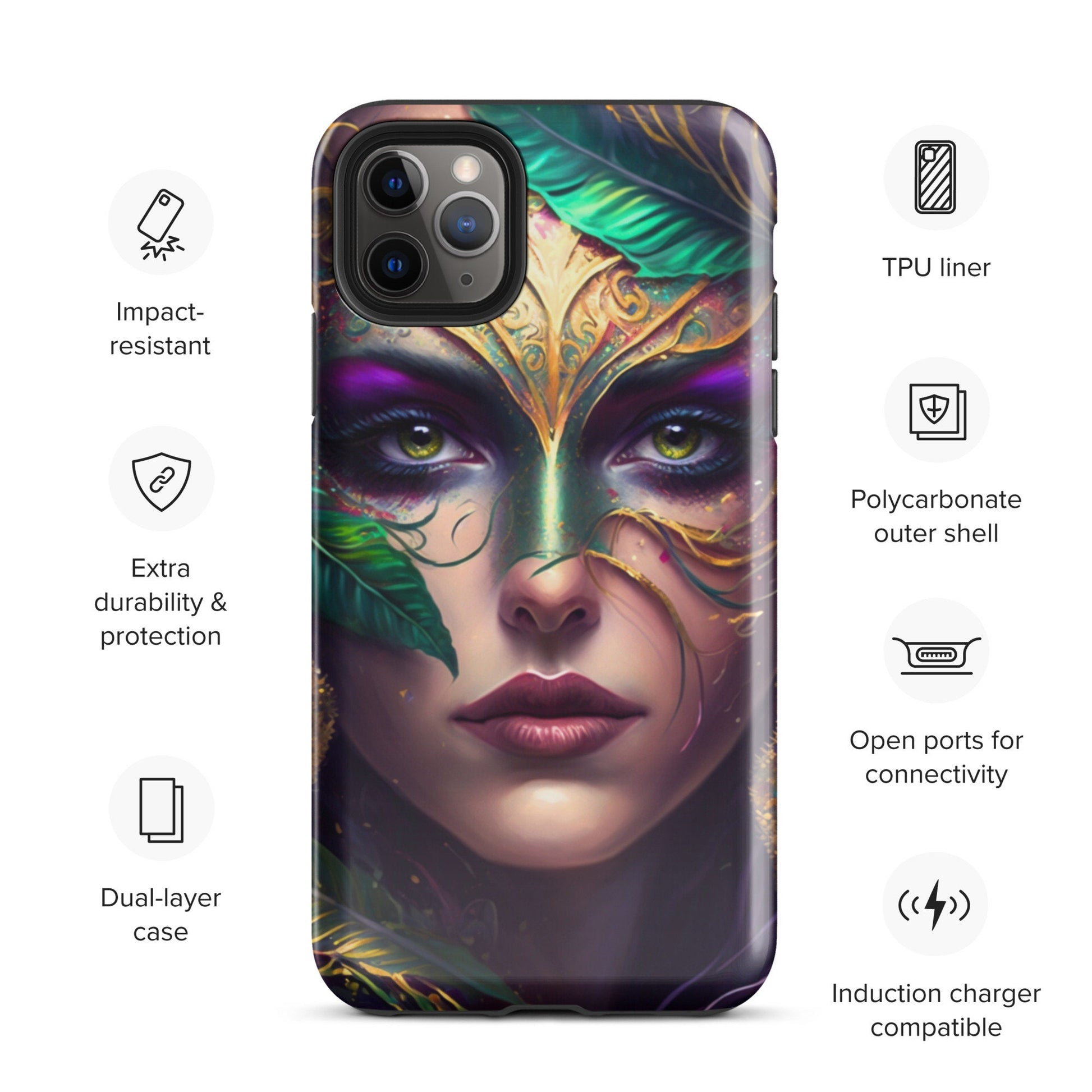 Mardi Gras Tough Case for iPhone®