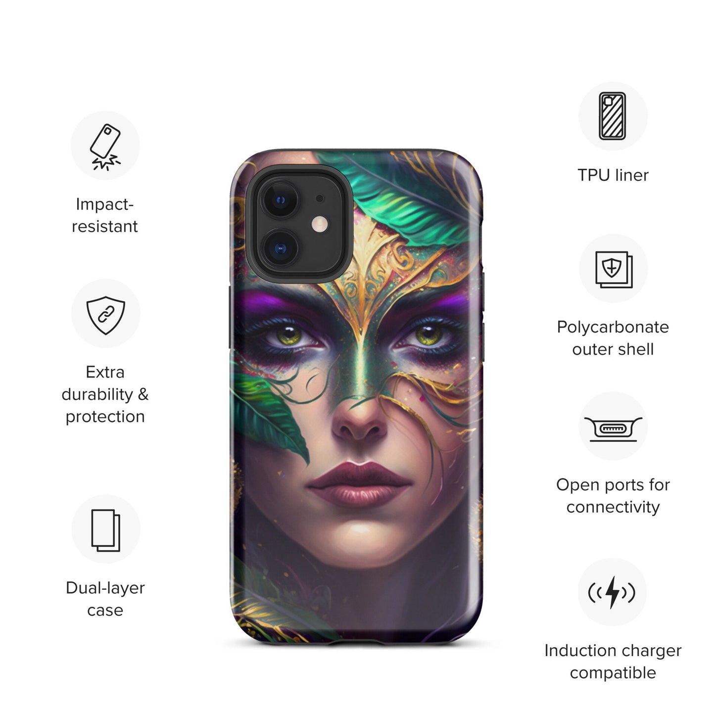 Mardi Gras Tough Case for iPhone®