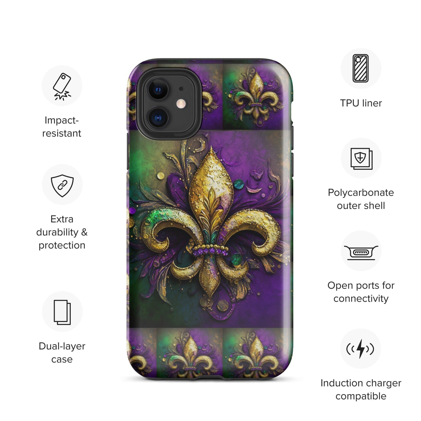 Mardi Gras Tough Case for iPhone®