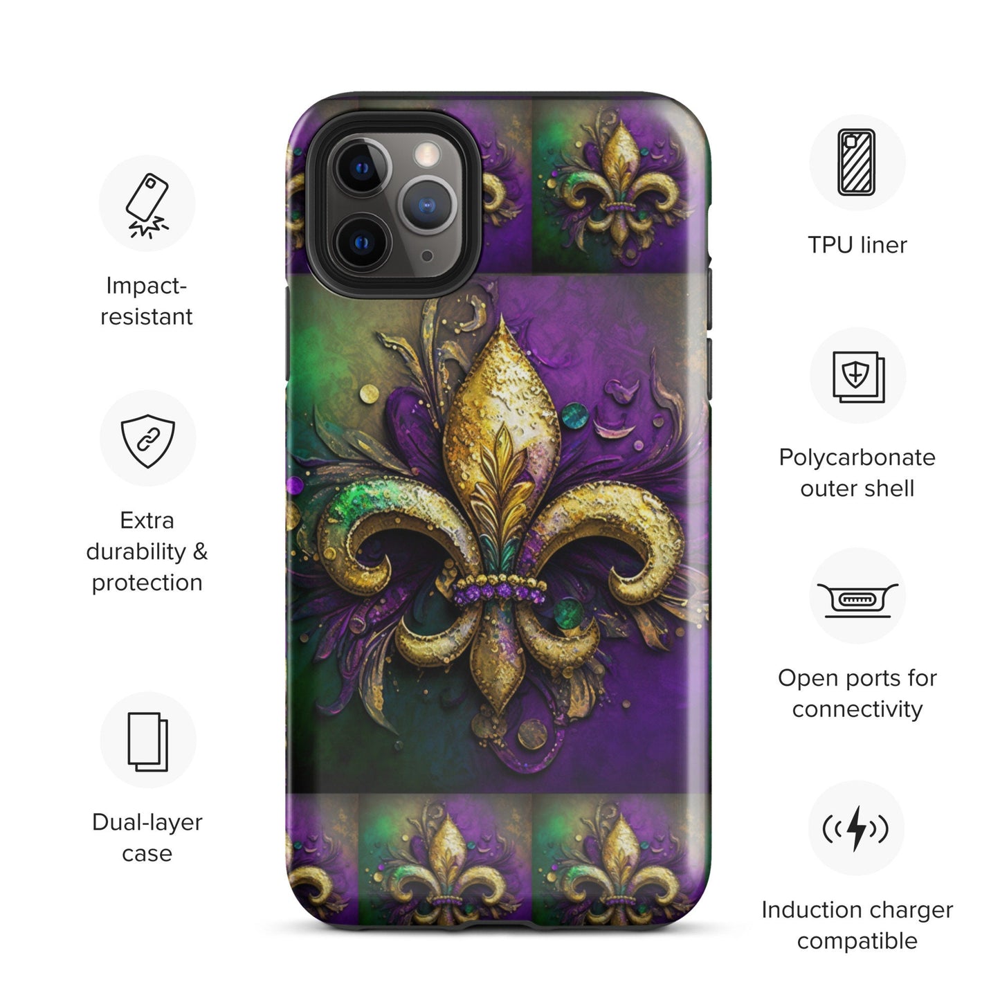 Mardi Gras Tough Case for iPhone®