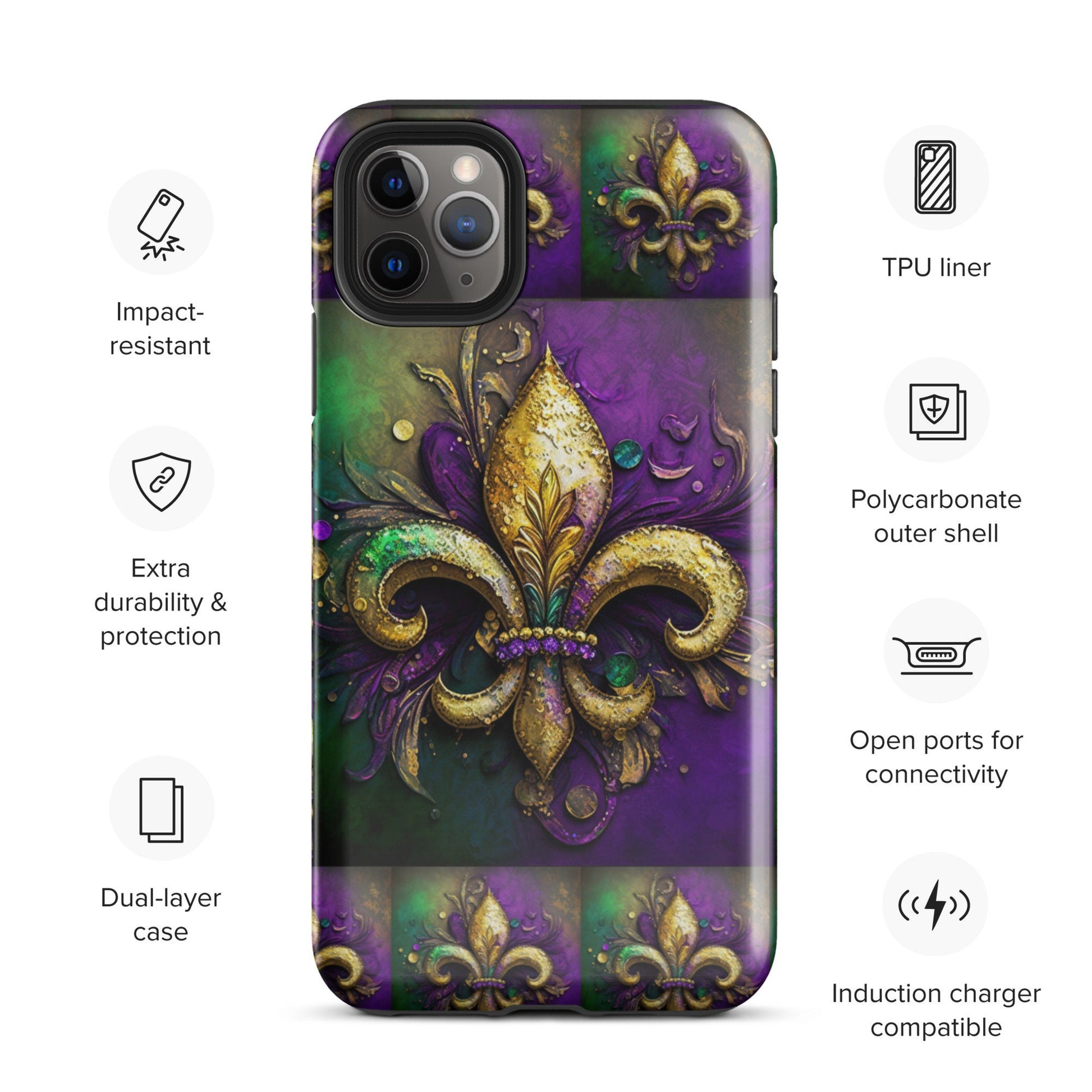 Mardi Gras Tough Case for iPhone®