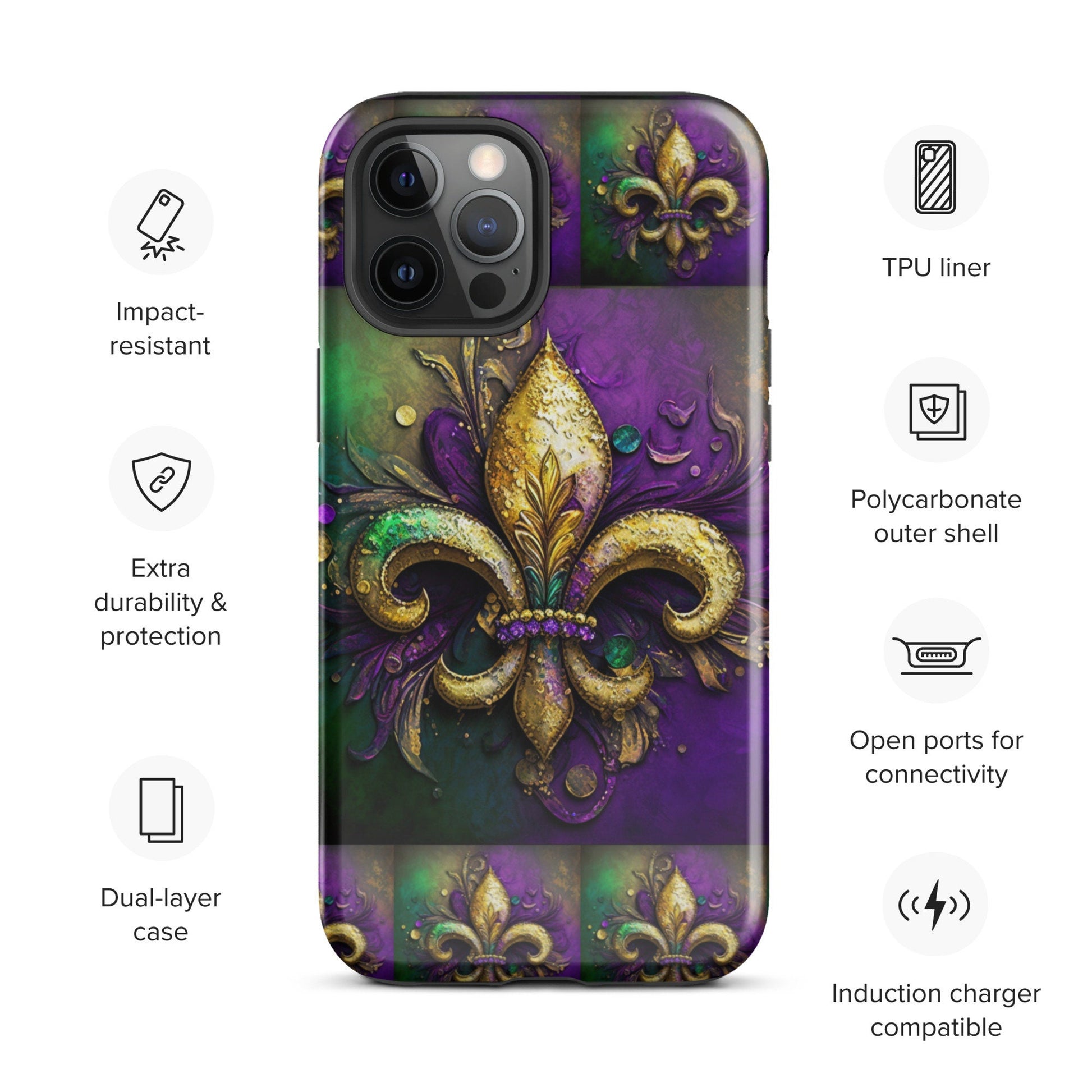 Mardi Gras Tough Case for iPhone®