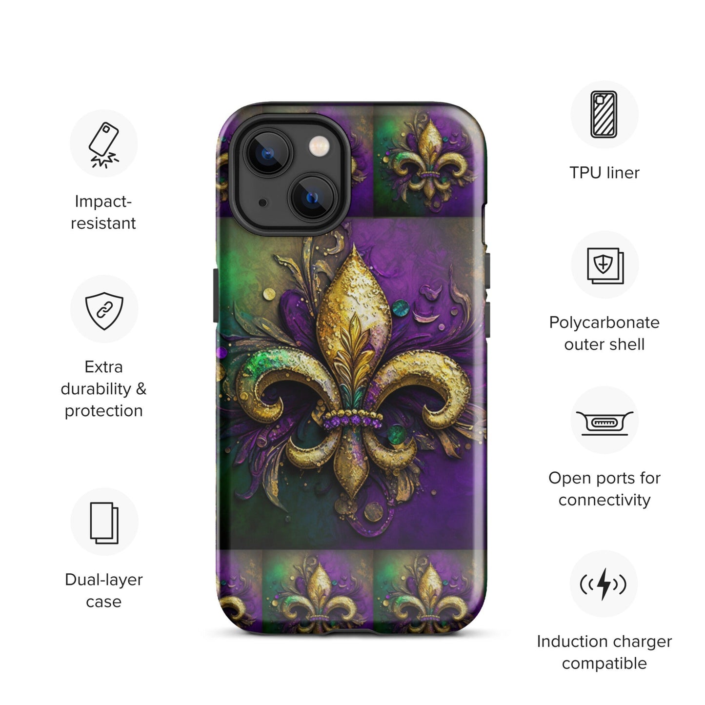 Mardi Gras Tough Case for iPhone®