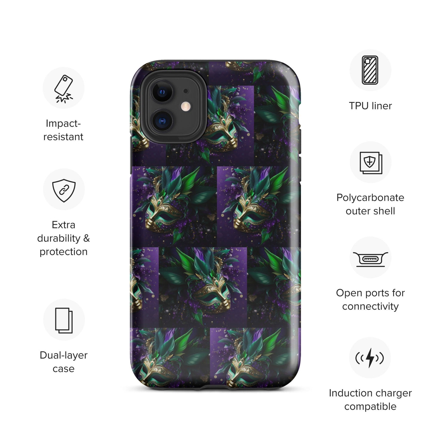 Mardi Gras Tough Case for iPhone®