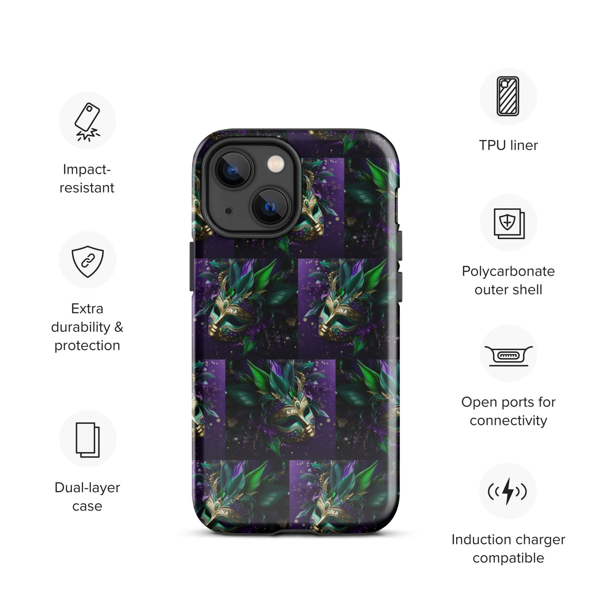 Mardi Gras Tough Case for iPhone®