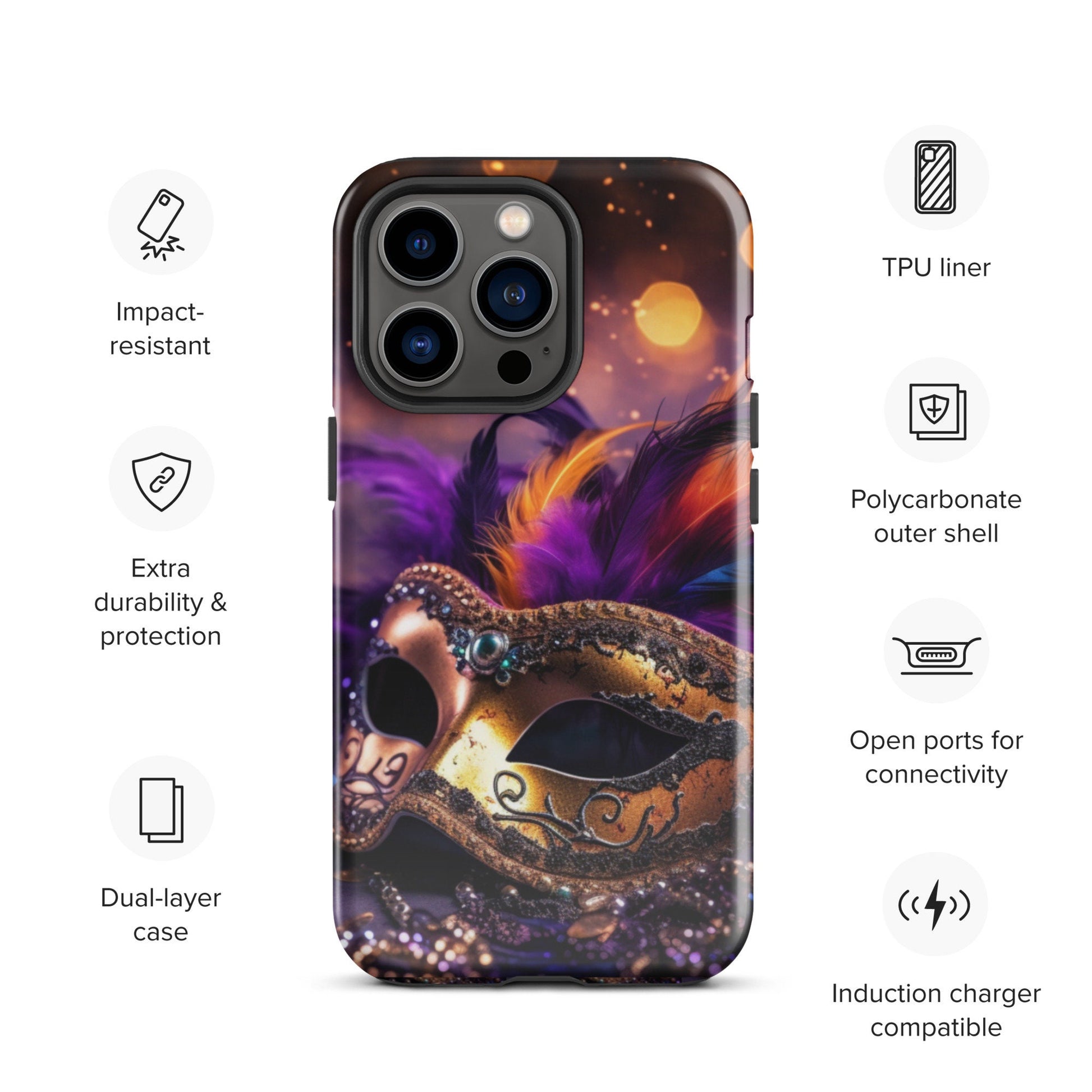 Mardi Gras Tough Case for iPhone®
