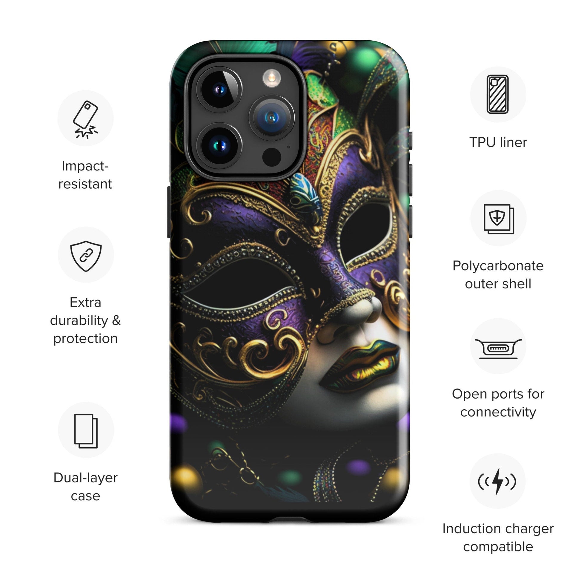 Mardi Gras Tough Case for iPhone®