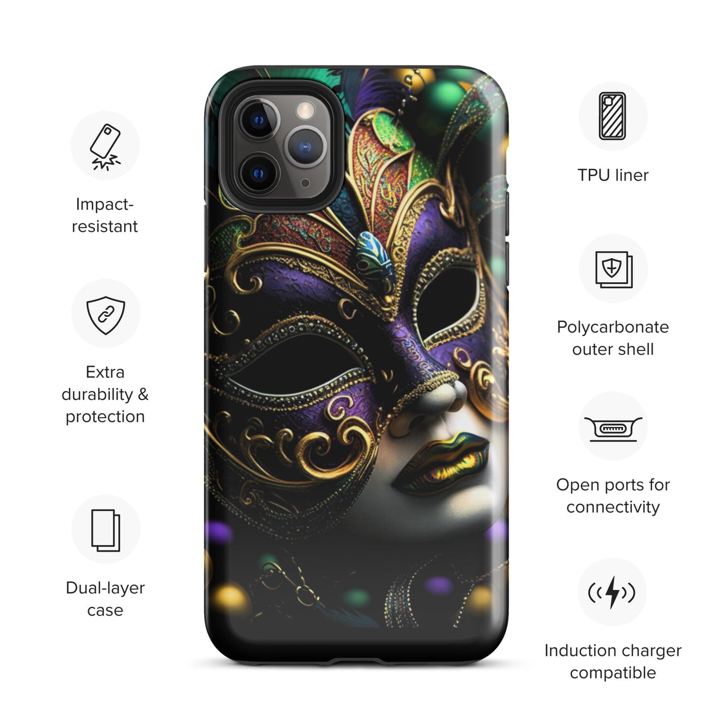 Mardi Gras Tough Case for iPhone®