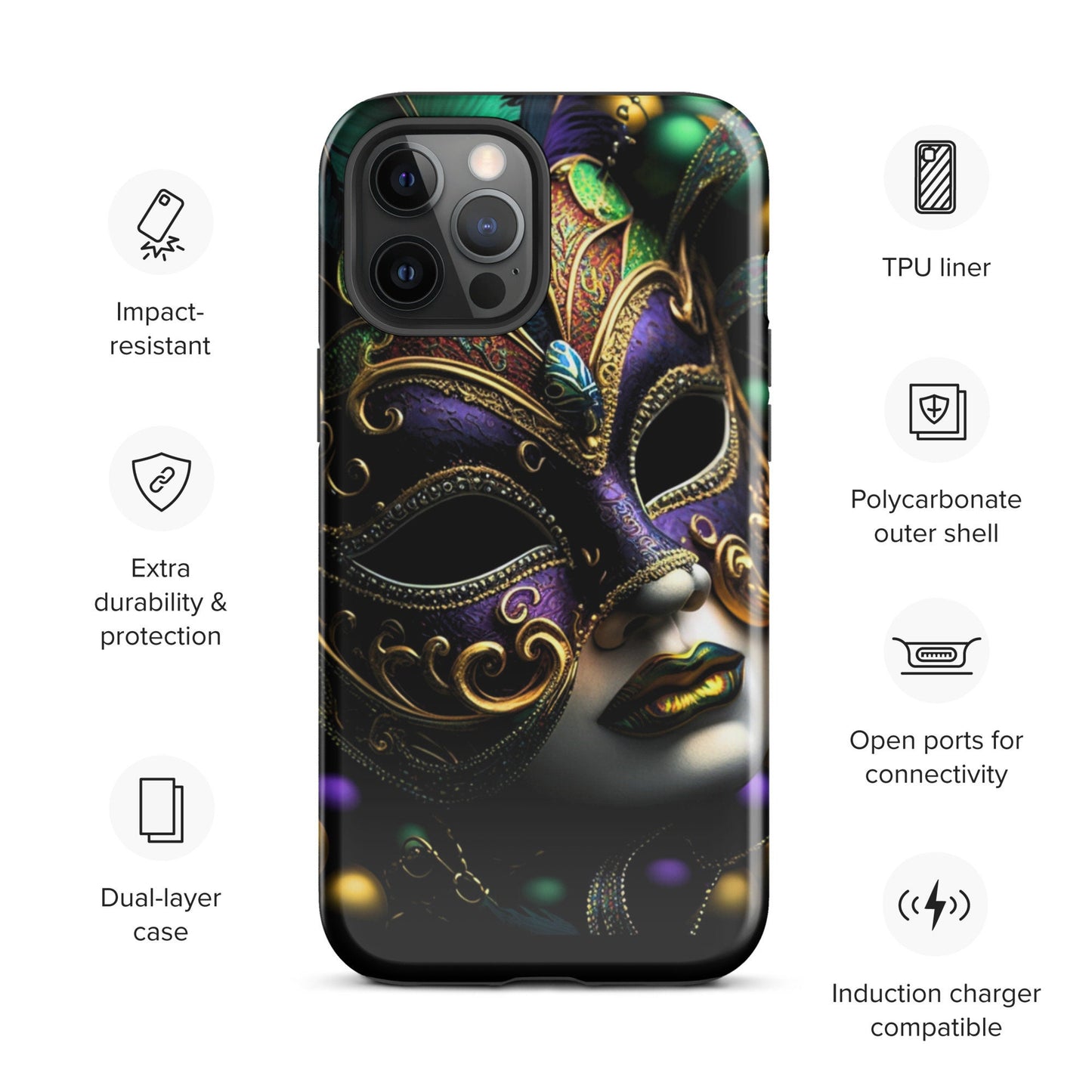 Mardi Gras Tough Case for iPhone®