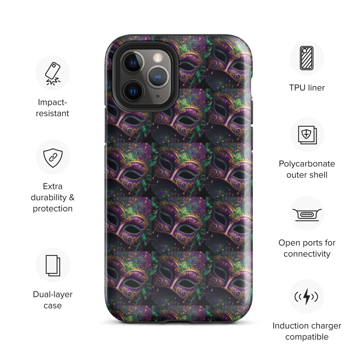 Mardi Gras Tough Case for iPhone®