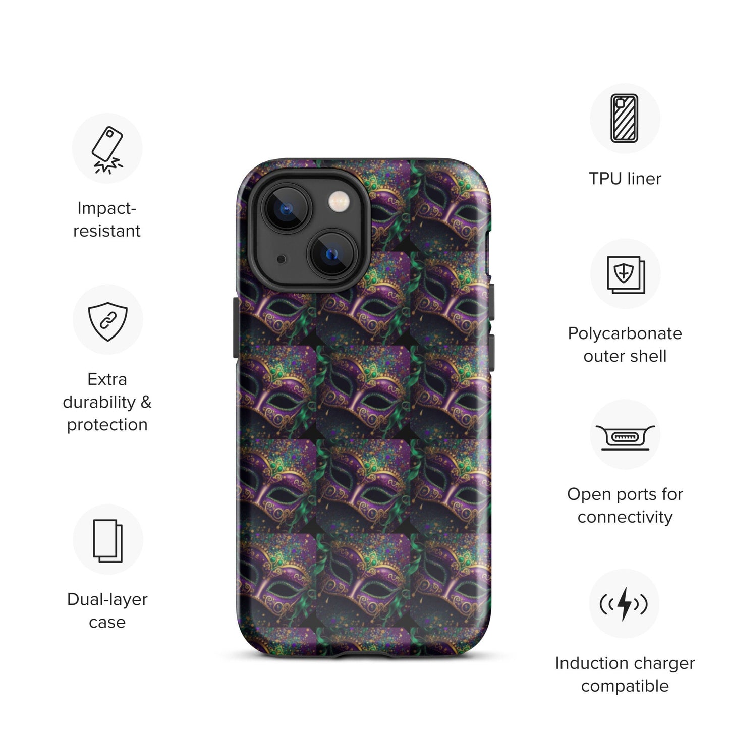 Mardi Gras Tough Case for iPhone®