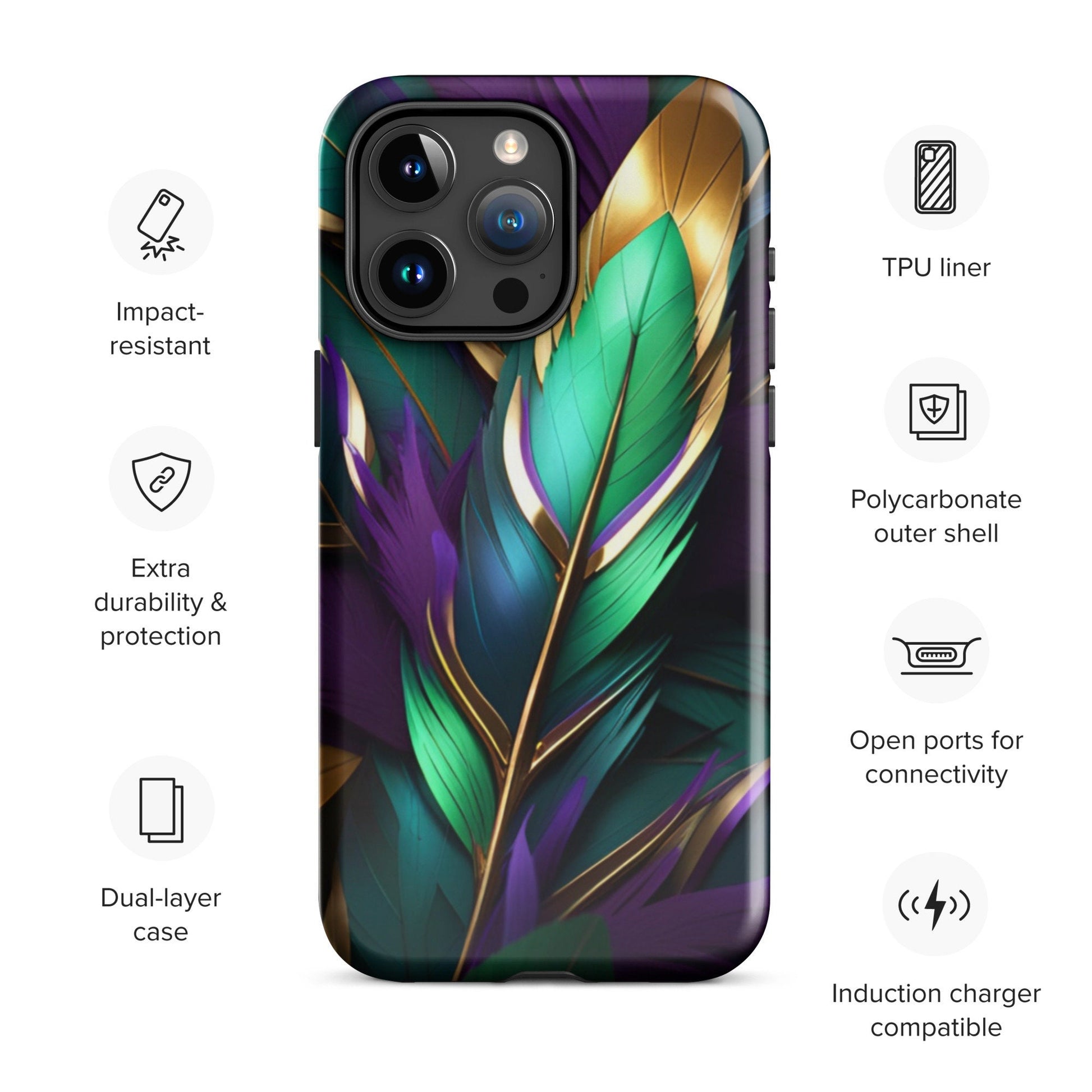 Mardi Gras Tough Case for iPhone®