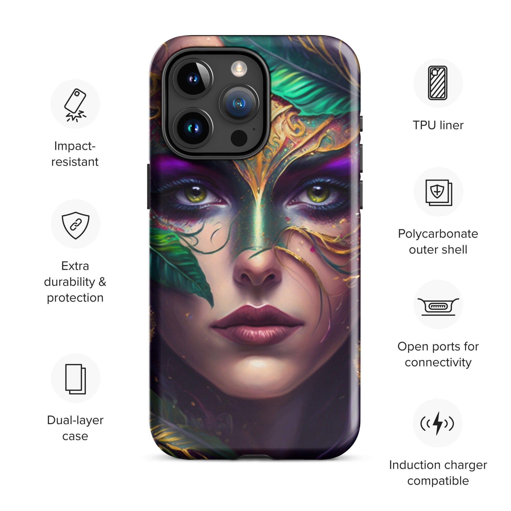 Mardi Gras Tough Case for iPhone®