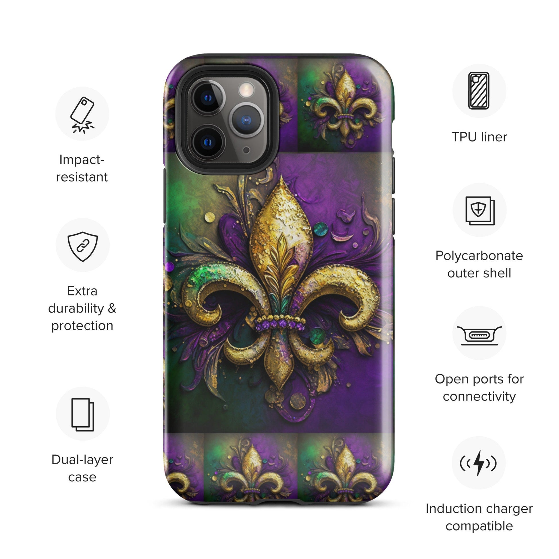 Mardi Gras Tough Case for iPhone®
