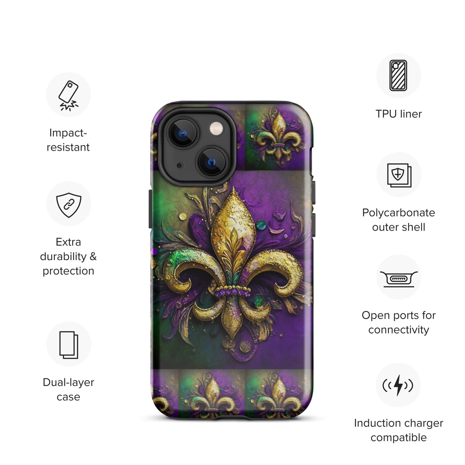 Mardi Gras Tough Case for iPhone®