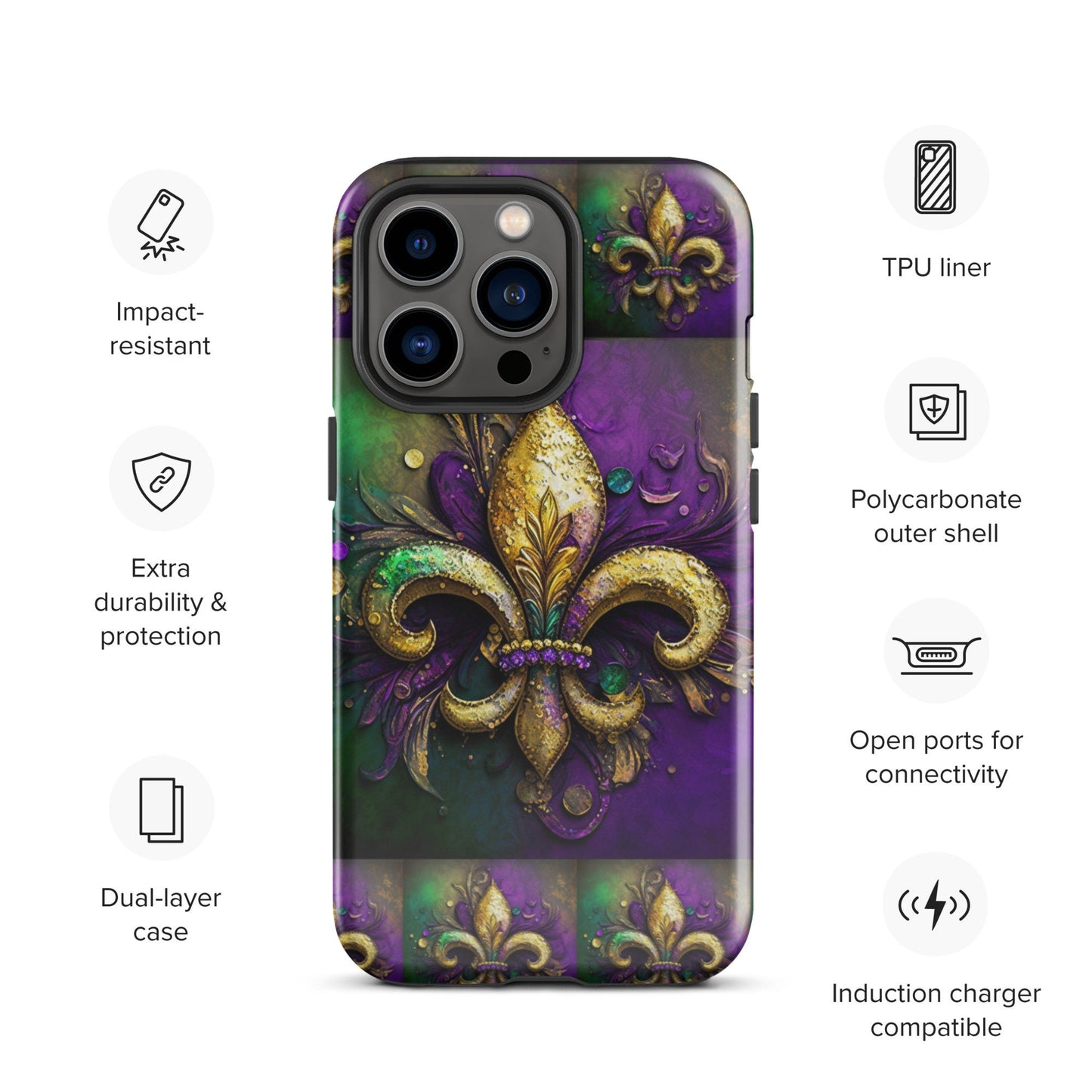Mardi Gras Tough Case for iPhone®