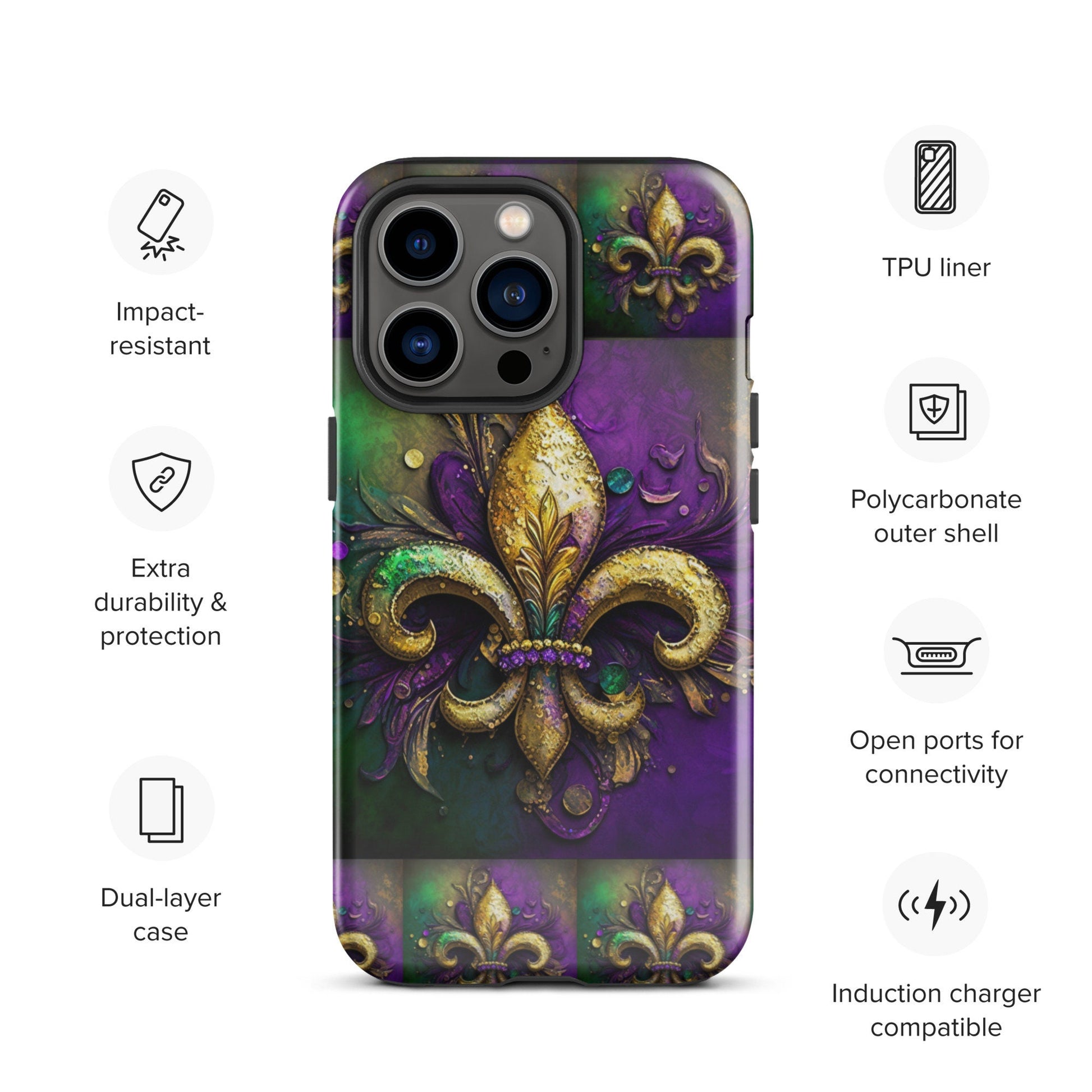 Mardi Gras Tough Case for iPhone®