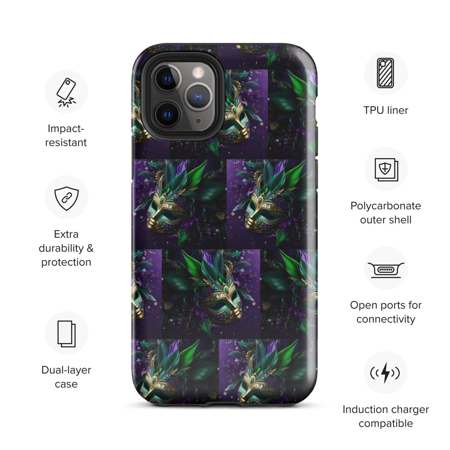 Mardi Gras Tough Case for iPhone®