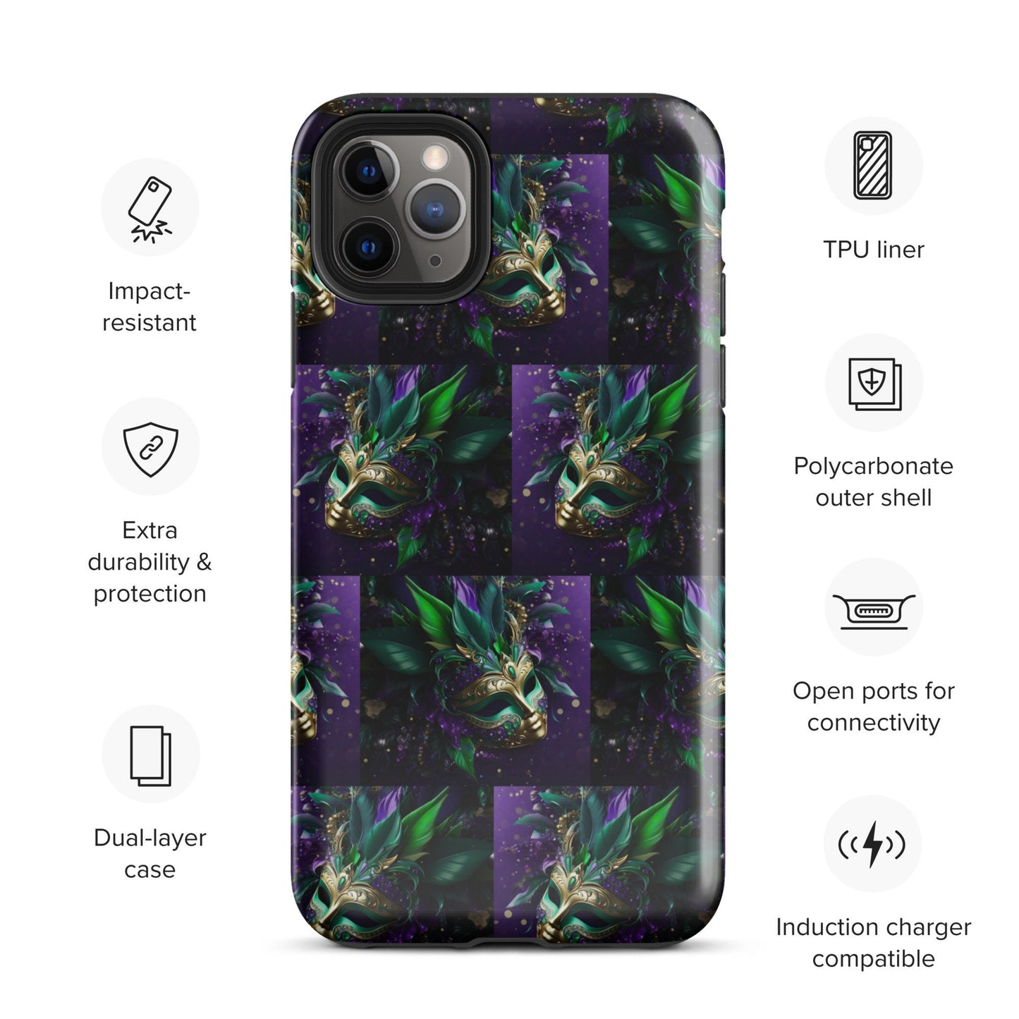 Mardi Gras Tough Case for iPhone®