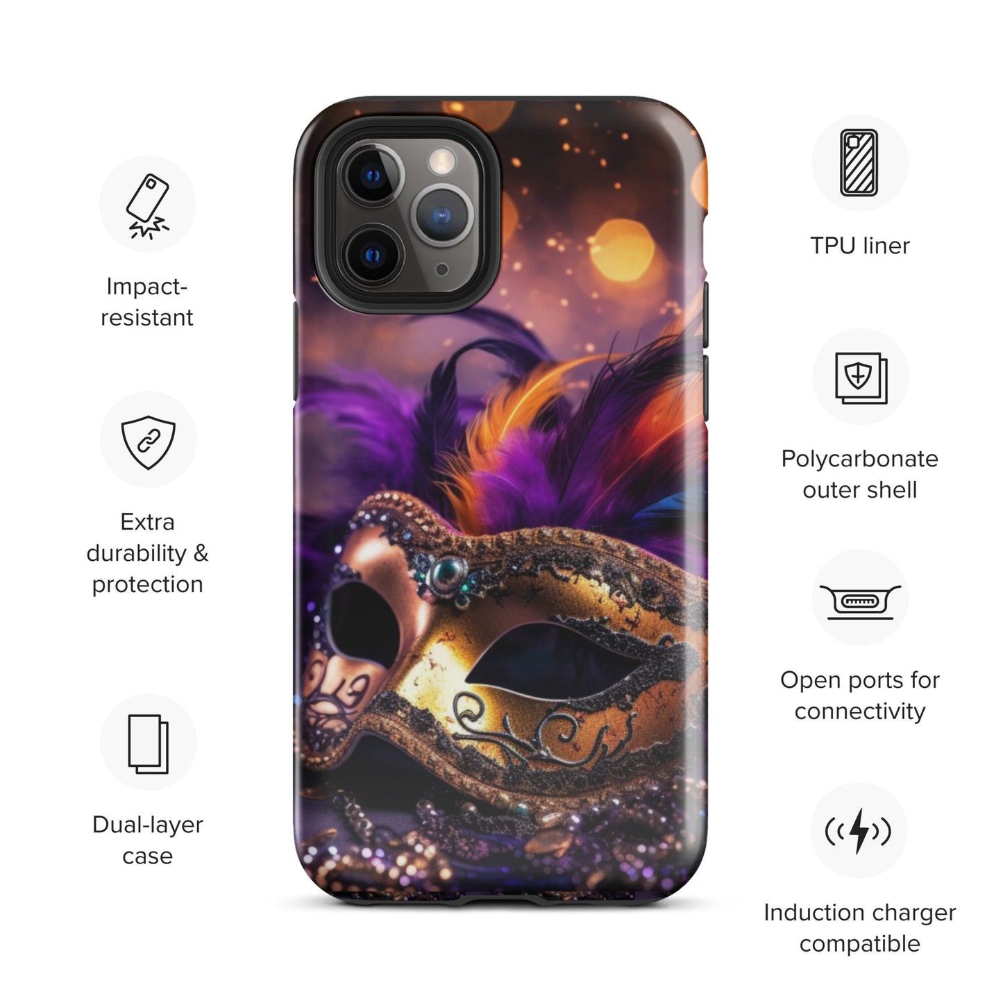 Mardi Gras Tough Case for iPhone®