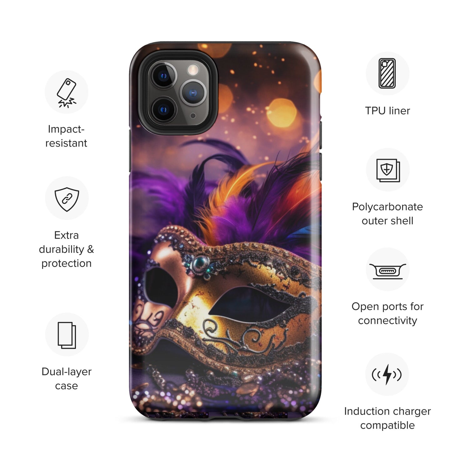 Mardi Gras Tough Case for iPhone®