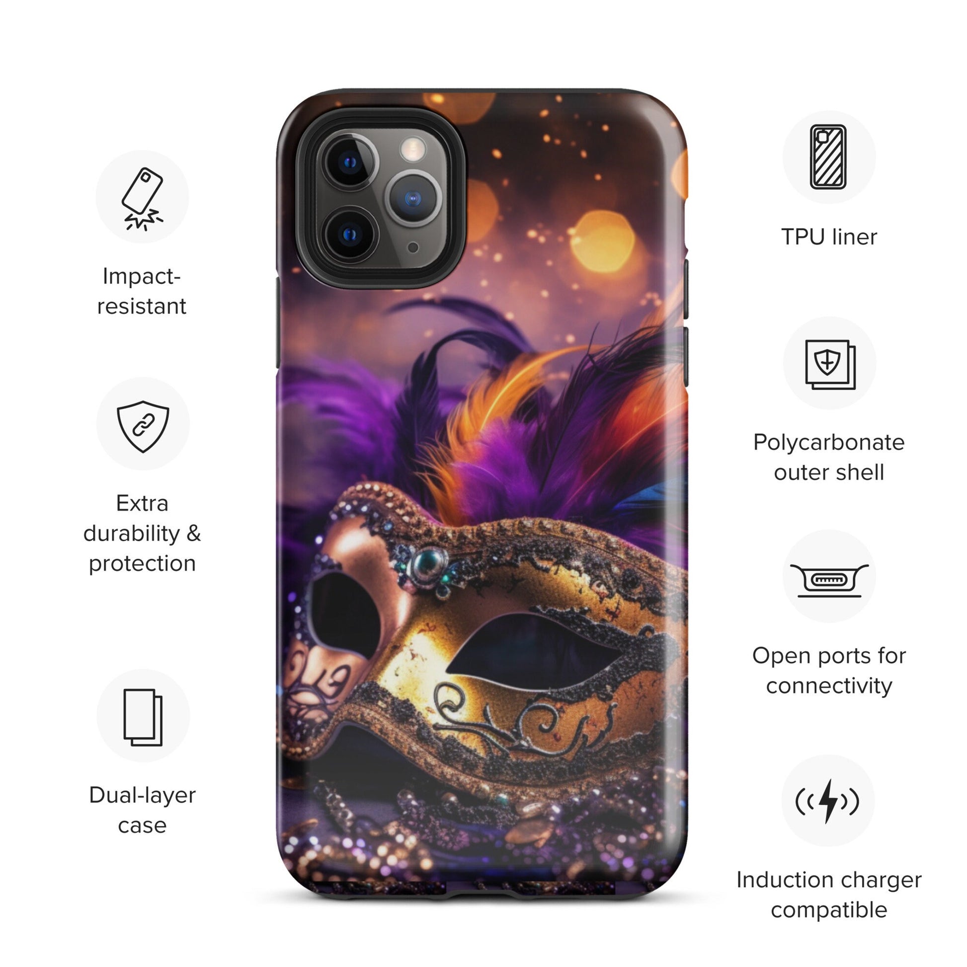 Mardi Gras Tough Case for iPhone®