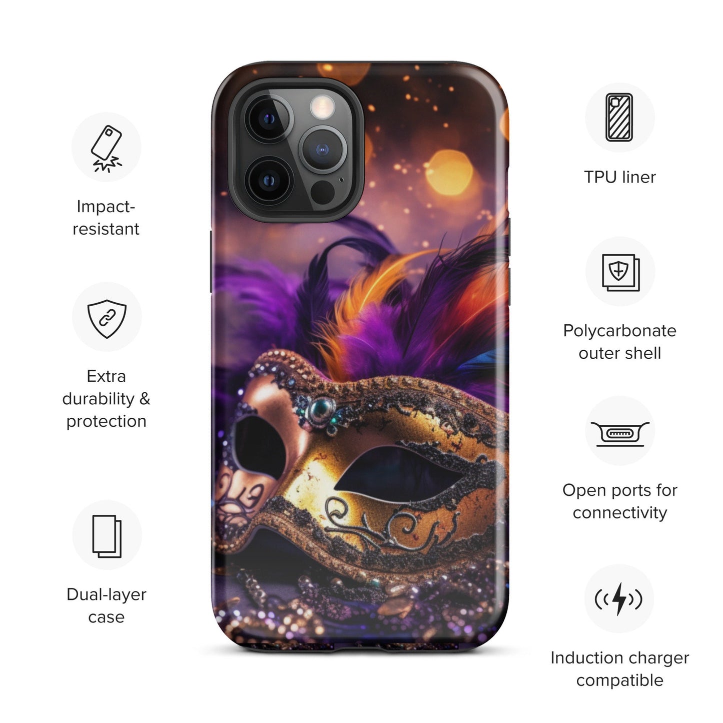Mardi Gras Tough Case for iPhone®
