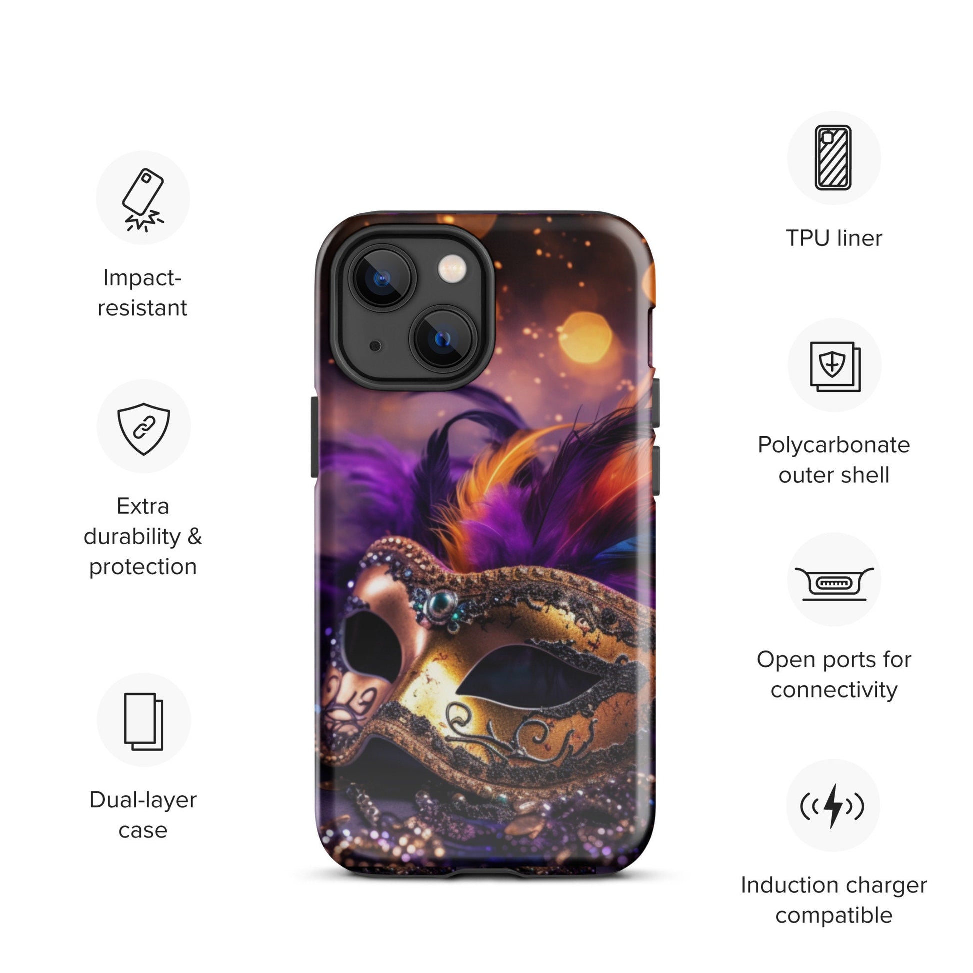 Mardi Gras Tough Case for iPhone®