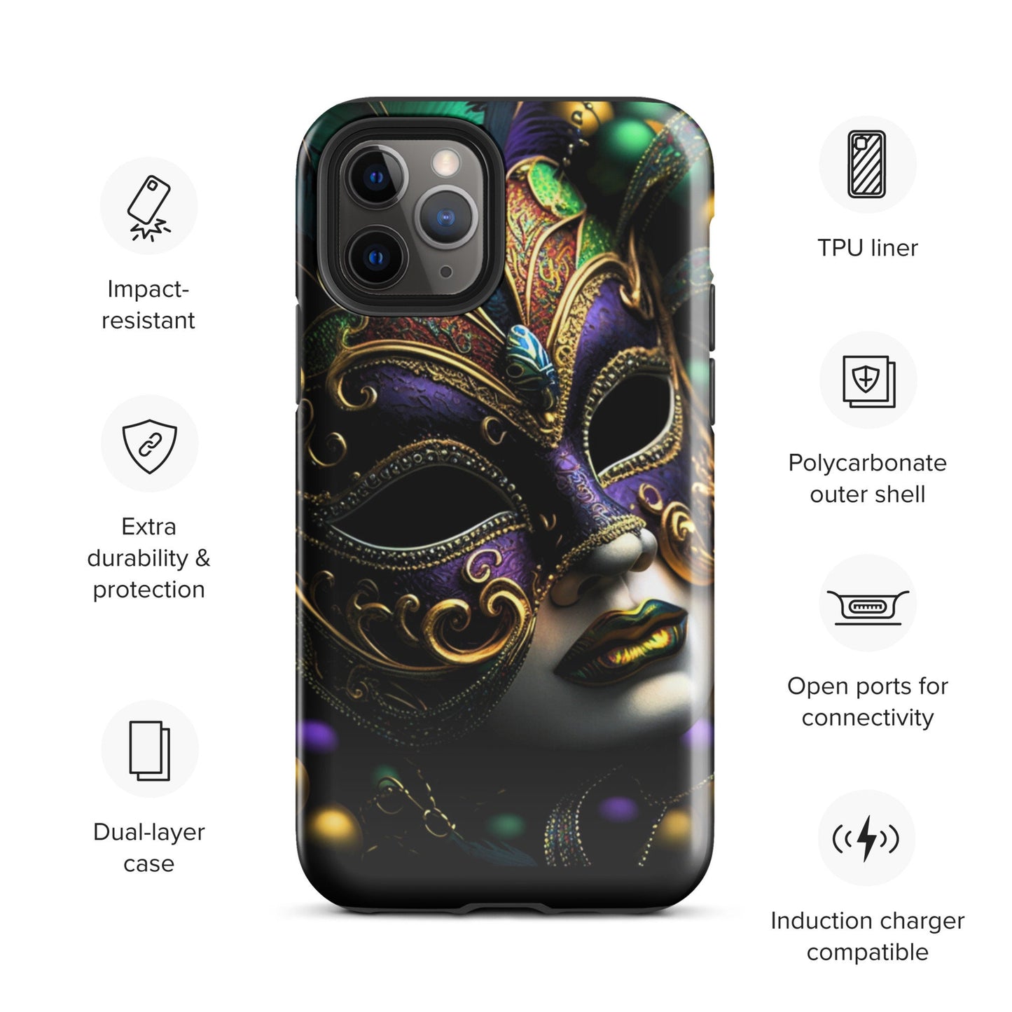 Mardi Gras Tough Case for iPhone®