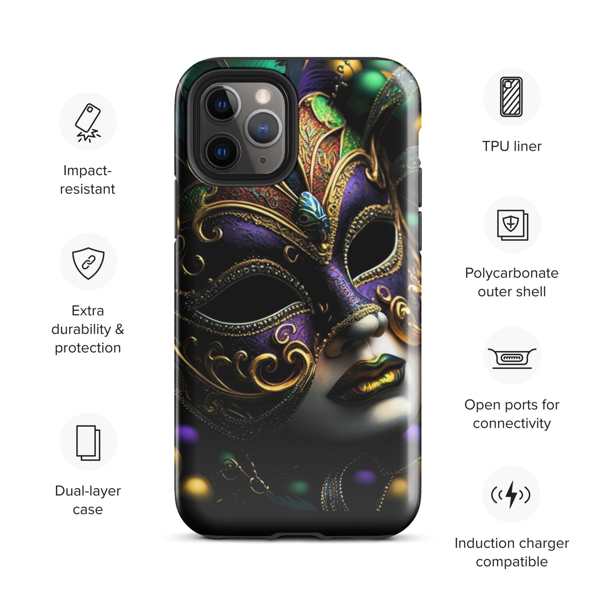 Mardi Gras Tough Case for iPhone®