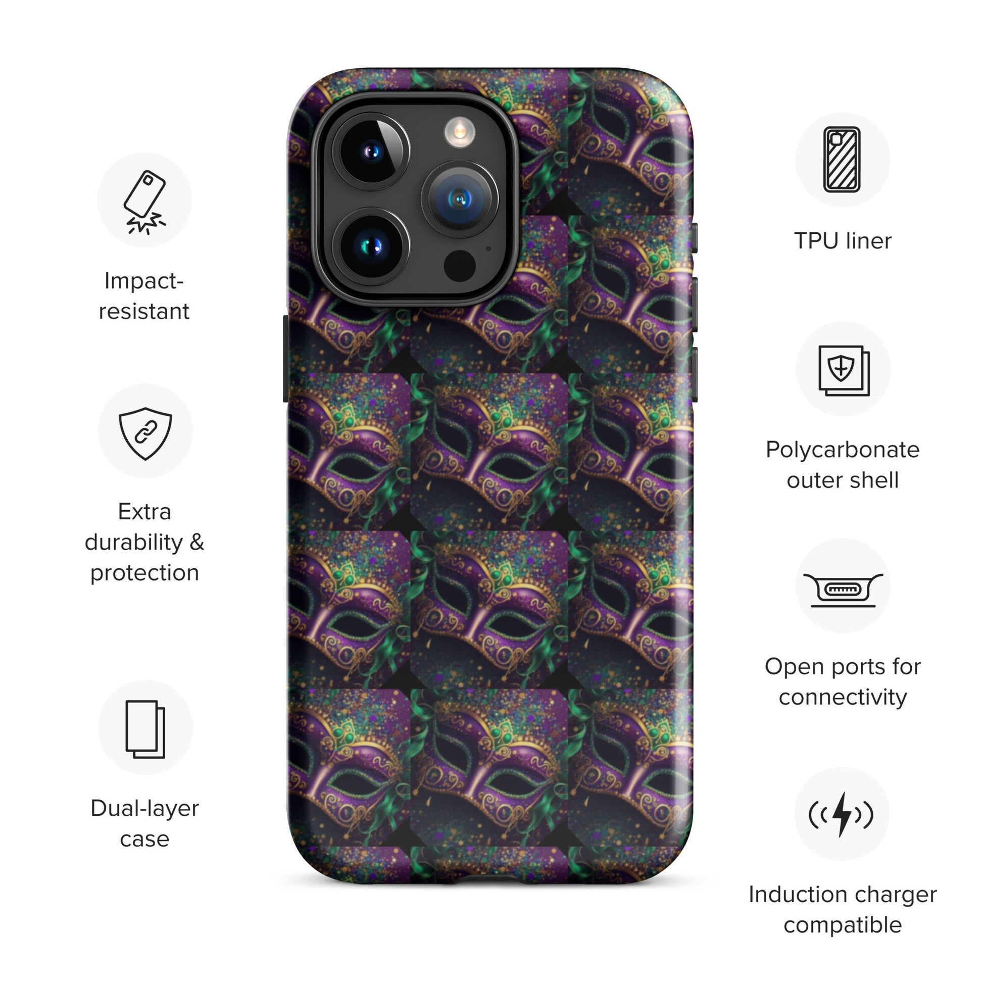 Mardi Gras Tough Case for iPhone®