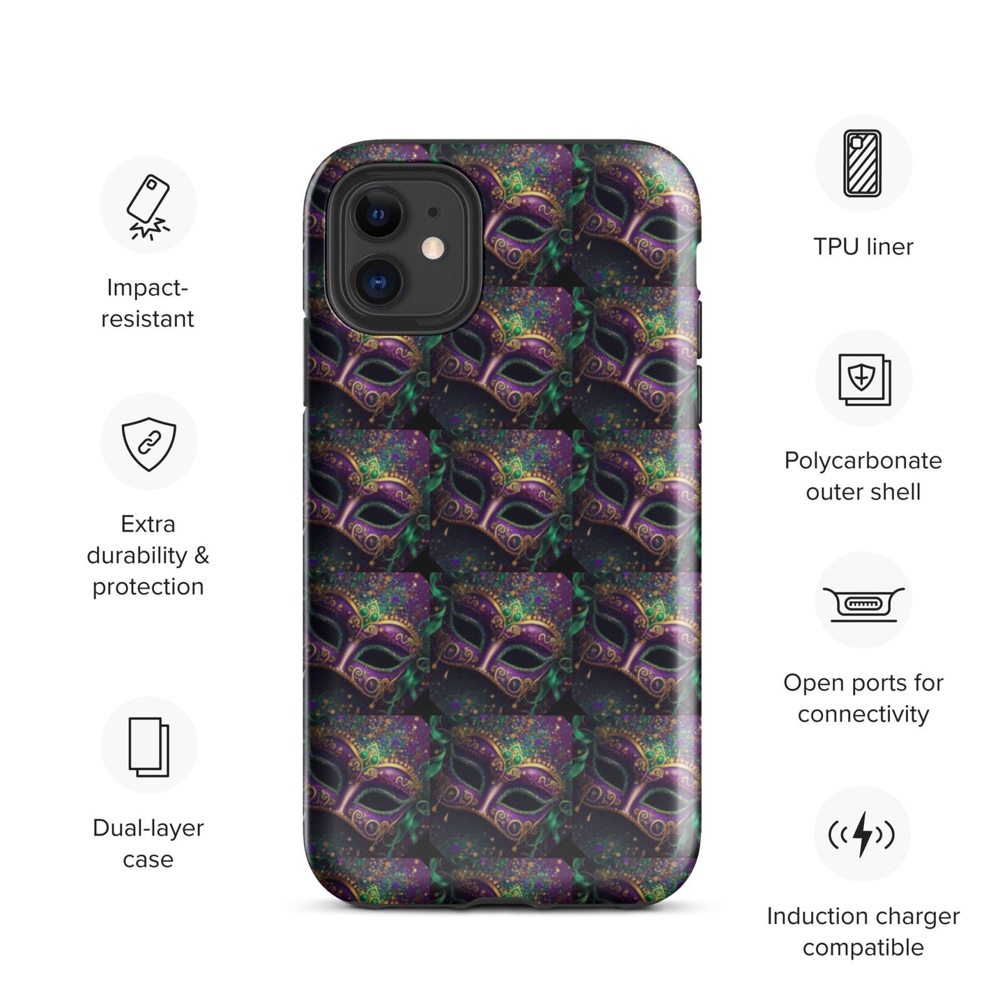 Mardi Gras Tough Case for iPhone®