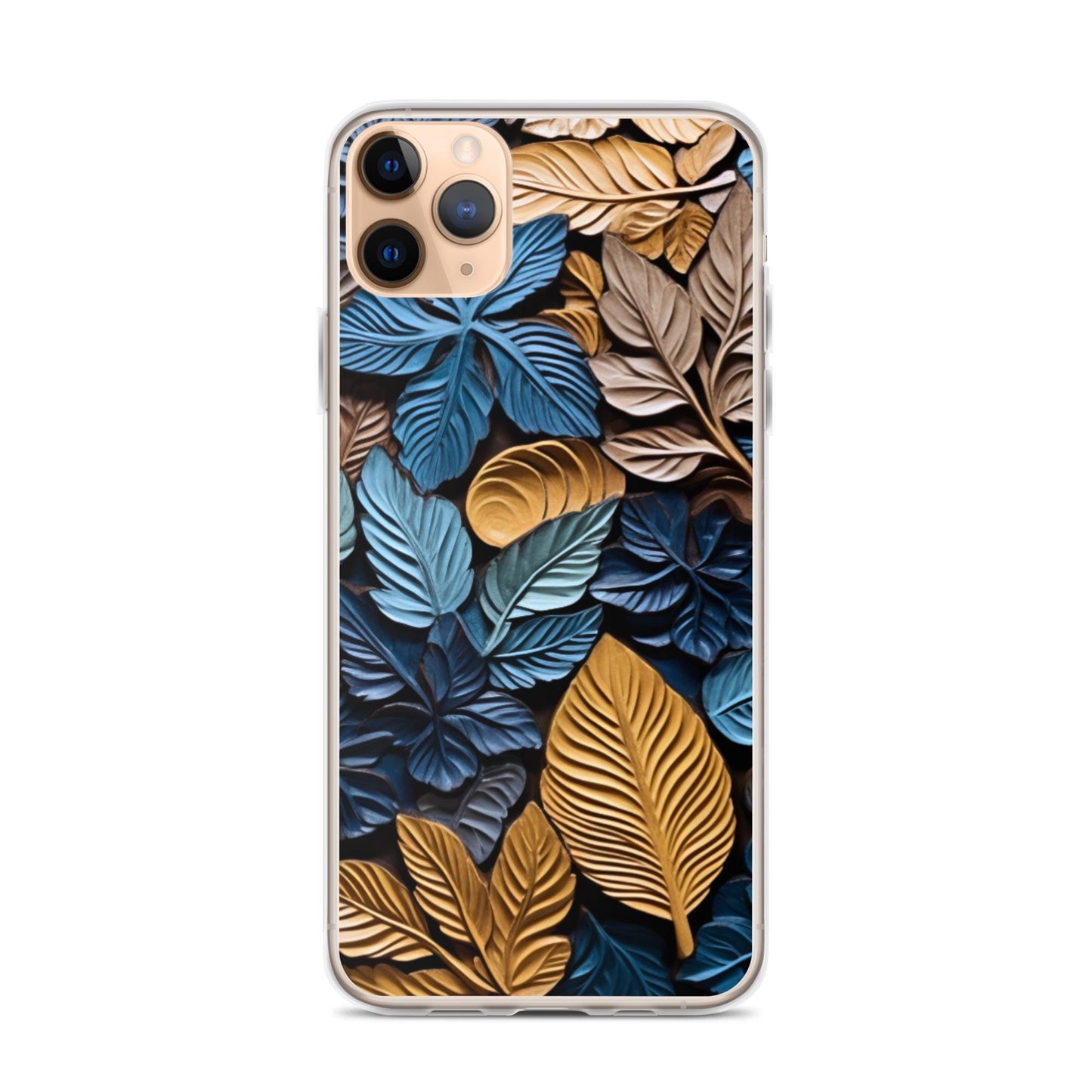 Clear Case for iPhone®, pop art, fall phone, leaves, cool phone, trending phone, leaf phone case