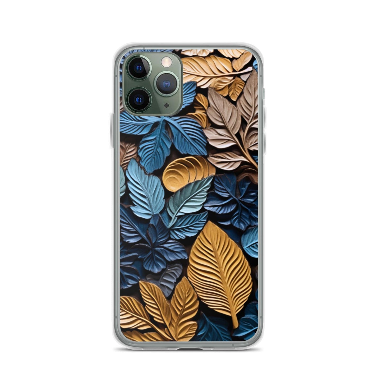 Clear Case for iPhone®, pop art, fall phone, leaves, cool phone, trending phone, leaf phone case