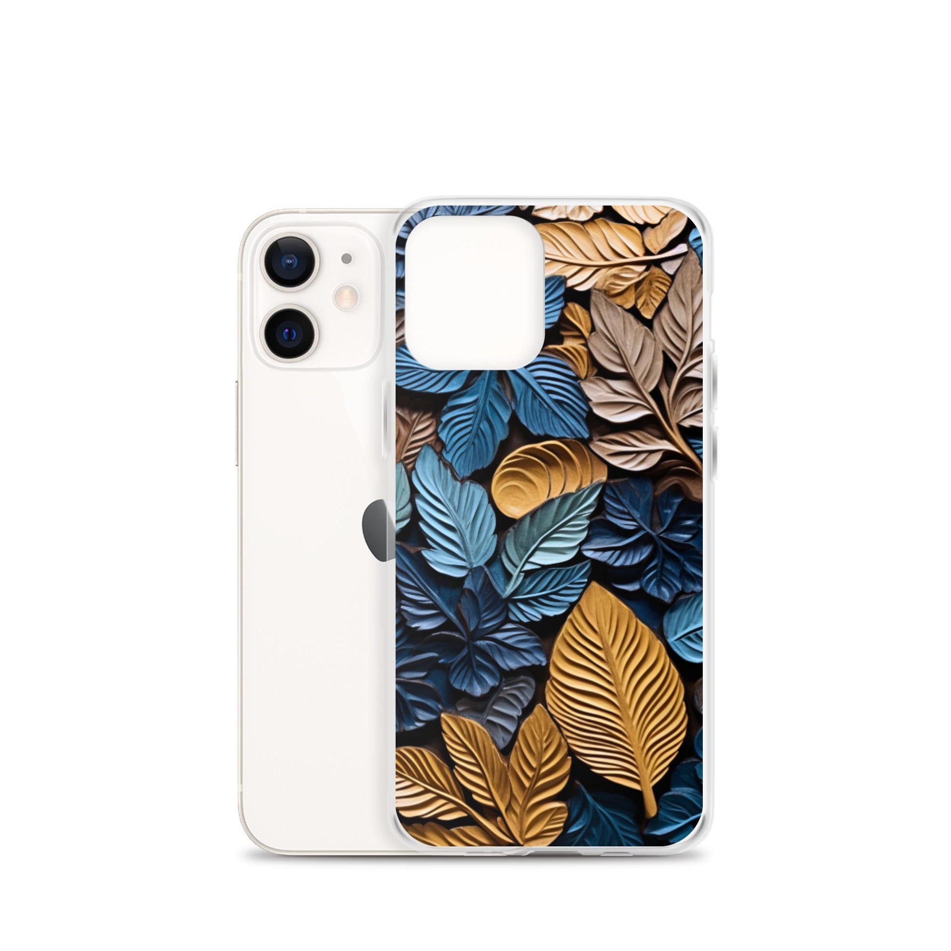 Clear Case for iPhone®, pop art, fall phone, leaves, cool phone, trending phone, leaf phone case