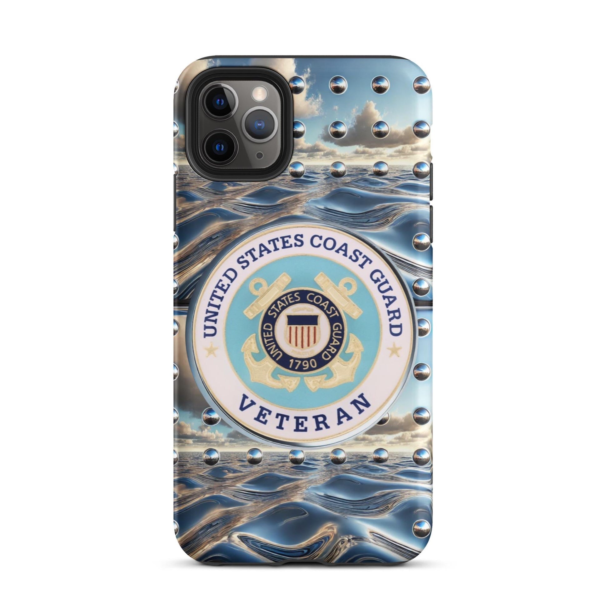 Tough Case for iPhone®,United States Coast Guard Veteran phone Case, Tough Case for iPhone®, anutcase, Military phone case, Veteran phone