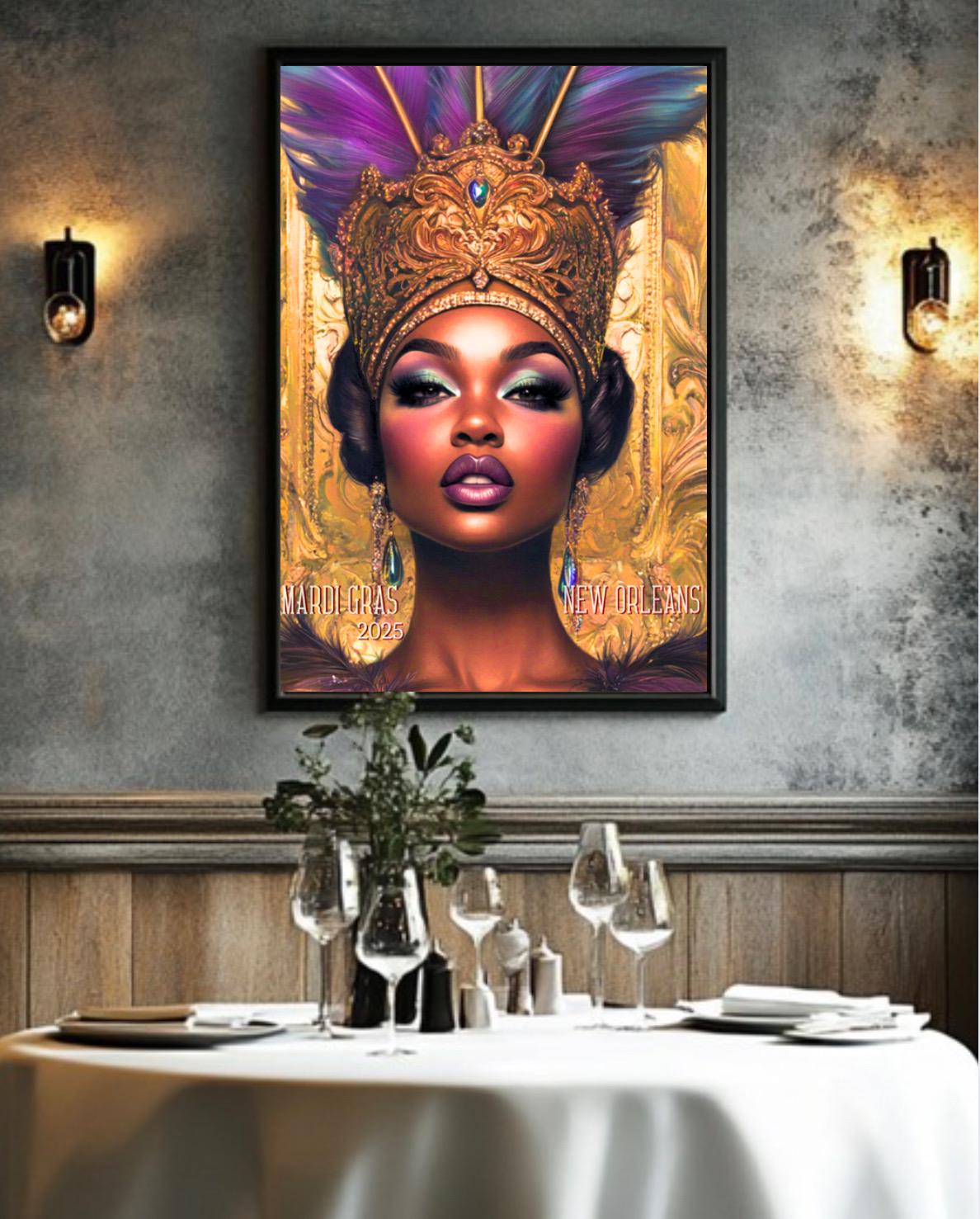 Mardi Gras 2025 Poster, Mardi Gras Poster, Mardi Gras 2025, Mardi Gras Decor, New Orleans Poster, Mardi Gras Picture.
