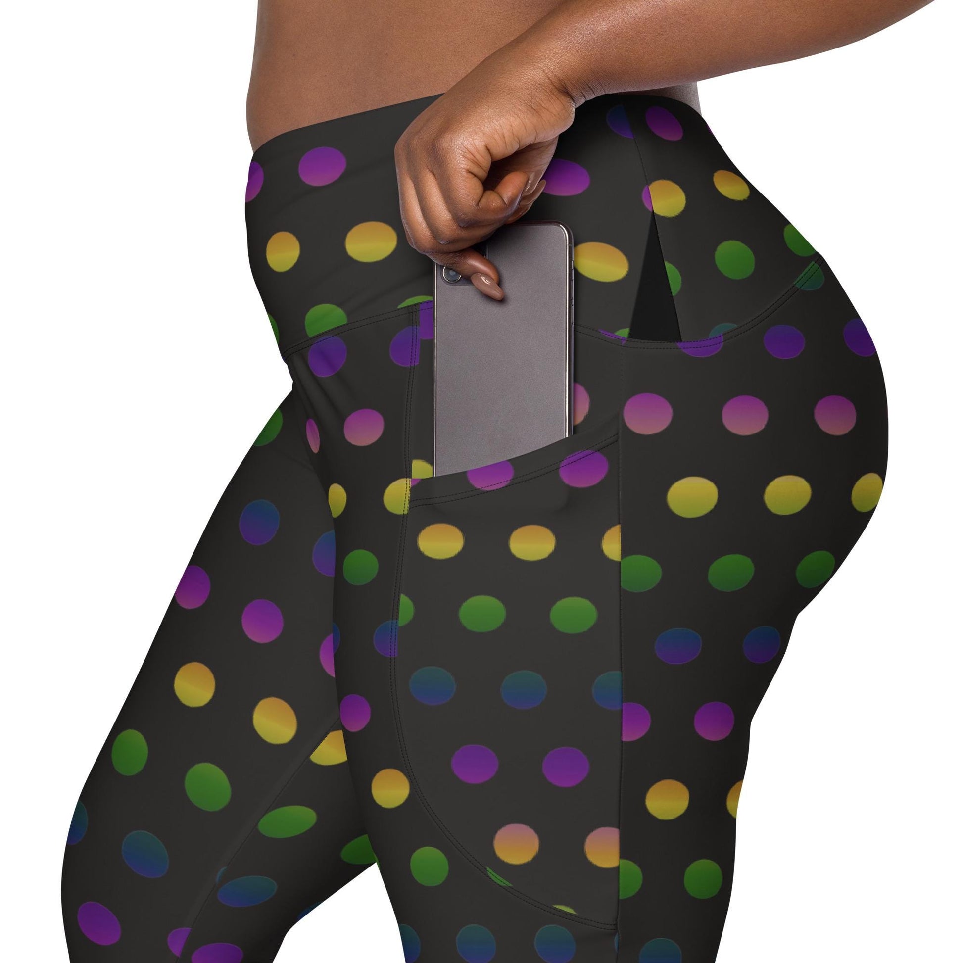 Mardi Gras leggings with pockets, Mardi Gras leggings, New Orleans leggings, Nola legging, Mardi gras, Mardi Gras, Carnival , Mardi