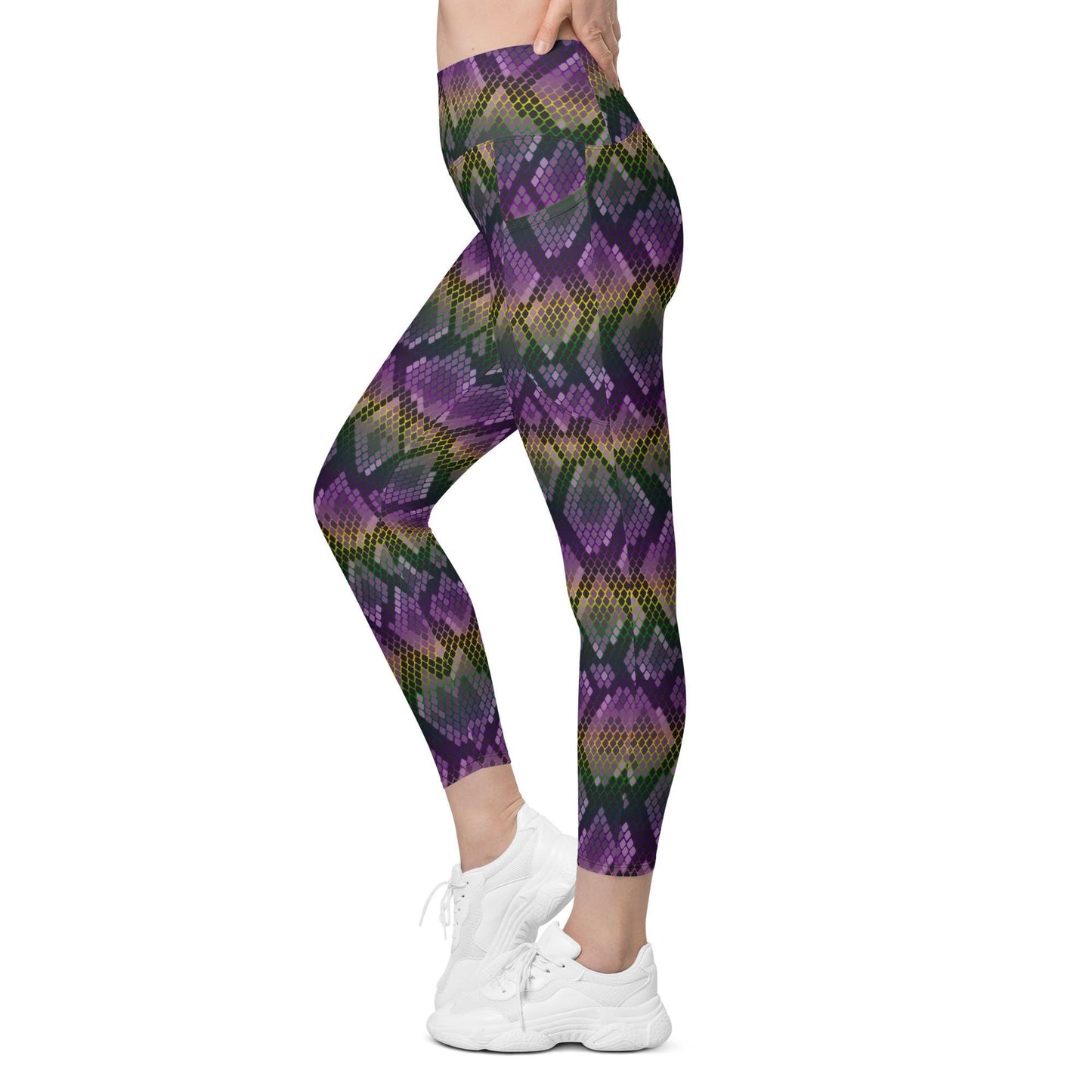 Mardi Gras leggings with pockets, Mardi Gras leggings, New Orleans leggings, Nola legging, Mardi gras, Mardi Gras, Carnival , Mardi