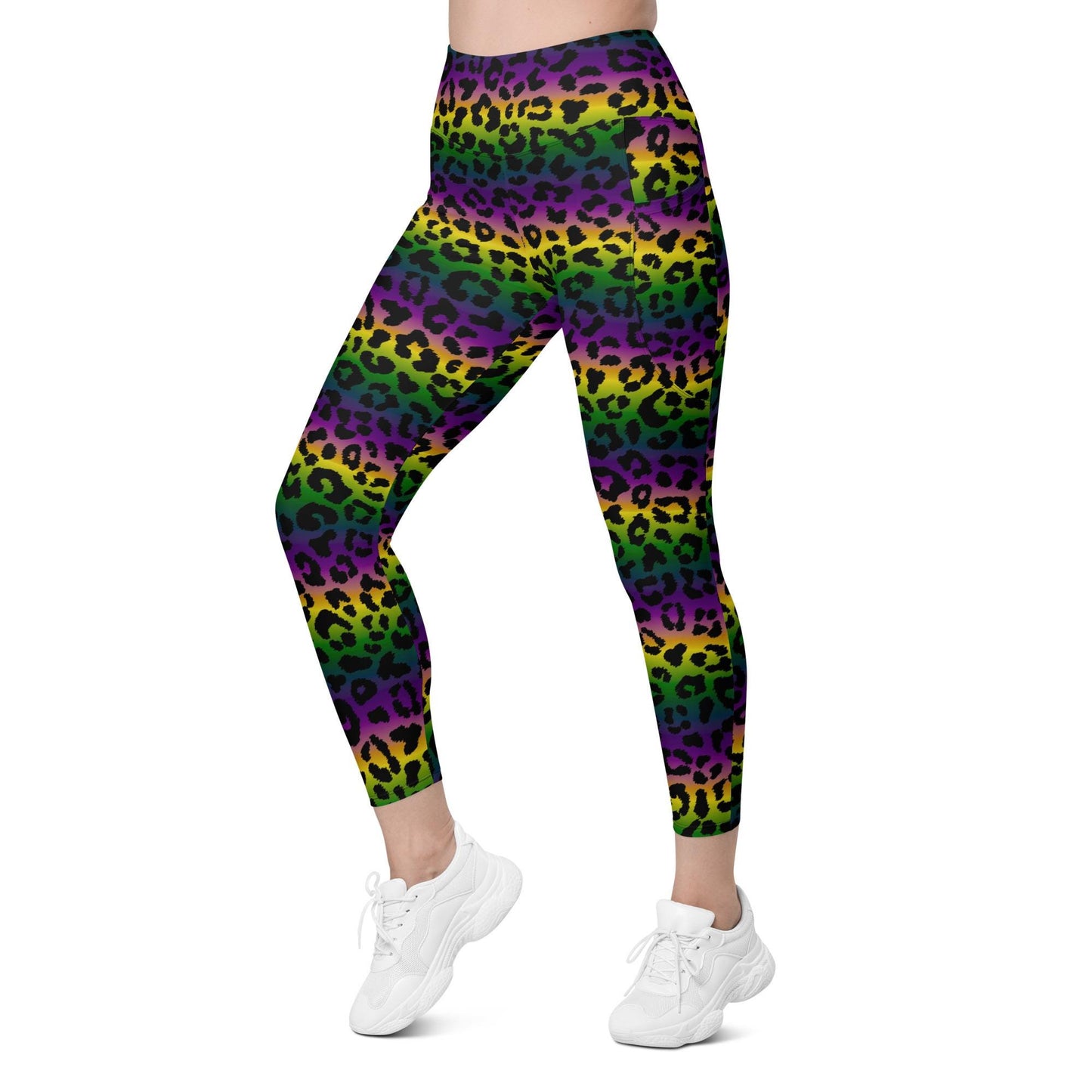 Mardi Gras leggings with pockets, Mardi Gras leggings, New Orleans leggings, Nola legging, Mardi gras, Mardi Gras, Carnival , Mardi