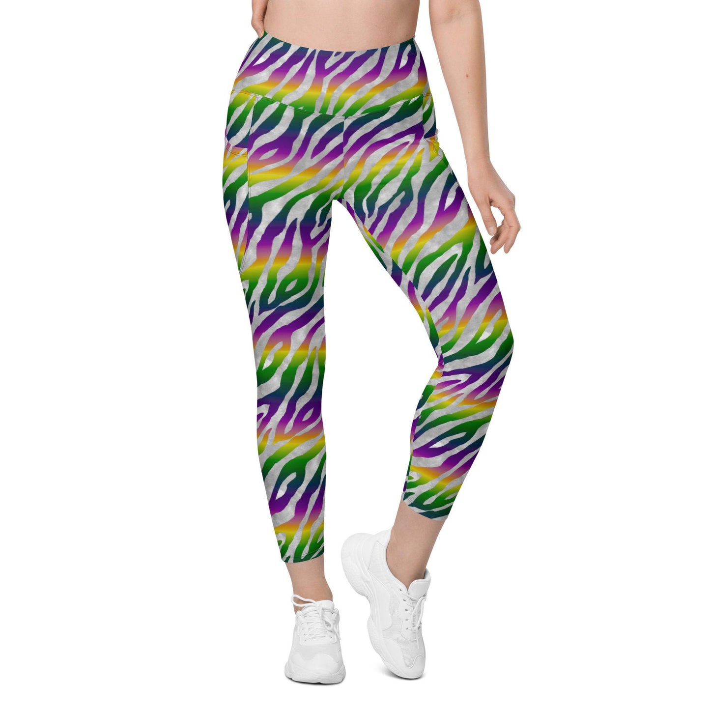 Mardi Gras leggings with pockets, Mardi Gras leggings, New Orleans leggings, Nola legging, Mardi gras, Mardi Gras, Carnival , Mardi