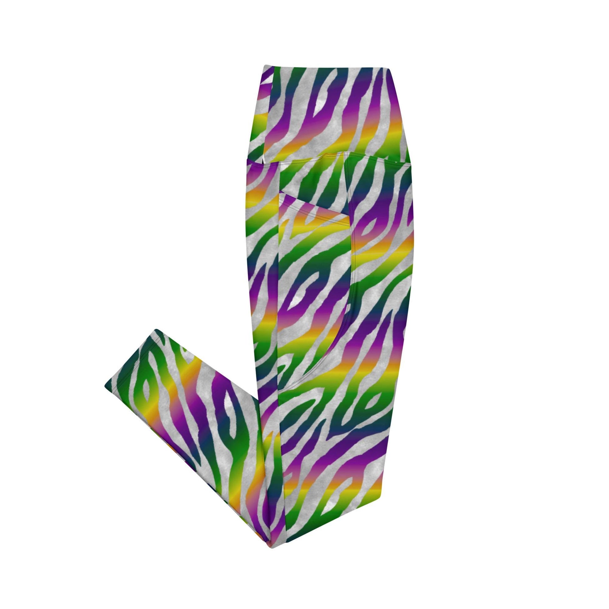 Mardi Gras leggings with pockets, Mardi Gras leggings, New Orleans leggings, Nola legging, Mardi gras, Mardi Gras, Carnival , Mardi