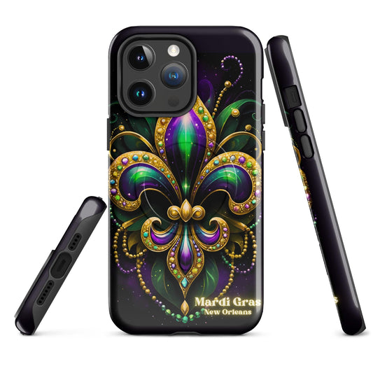 MagSafe® tough case for iPhone®, Mardi Gras cell phone Case, Mardi Gras iphone case, Mardi Gras Magsafe case, Mardi Gras Iphone 16 case,