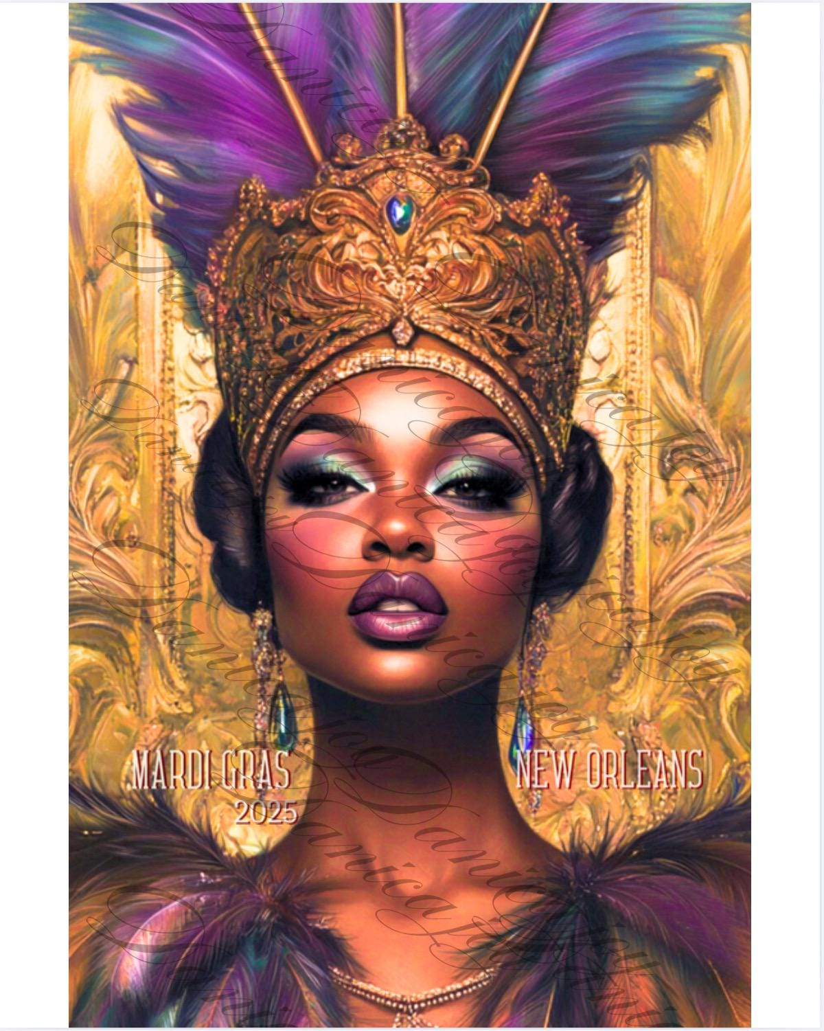 Mardi Gras 2025 Poster, Mardi Gras Poster, Mardi Gras 2025, Mardi Gras Decor, New Orleans Poster, Mardi Gras Picture.
