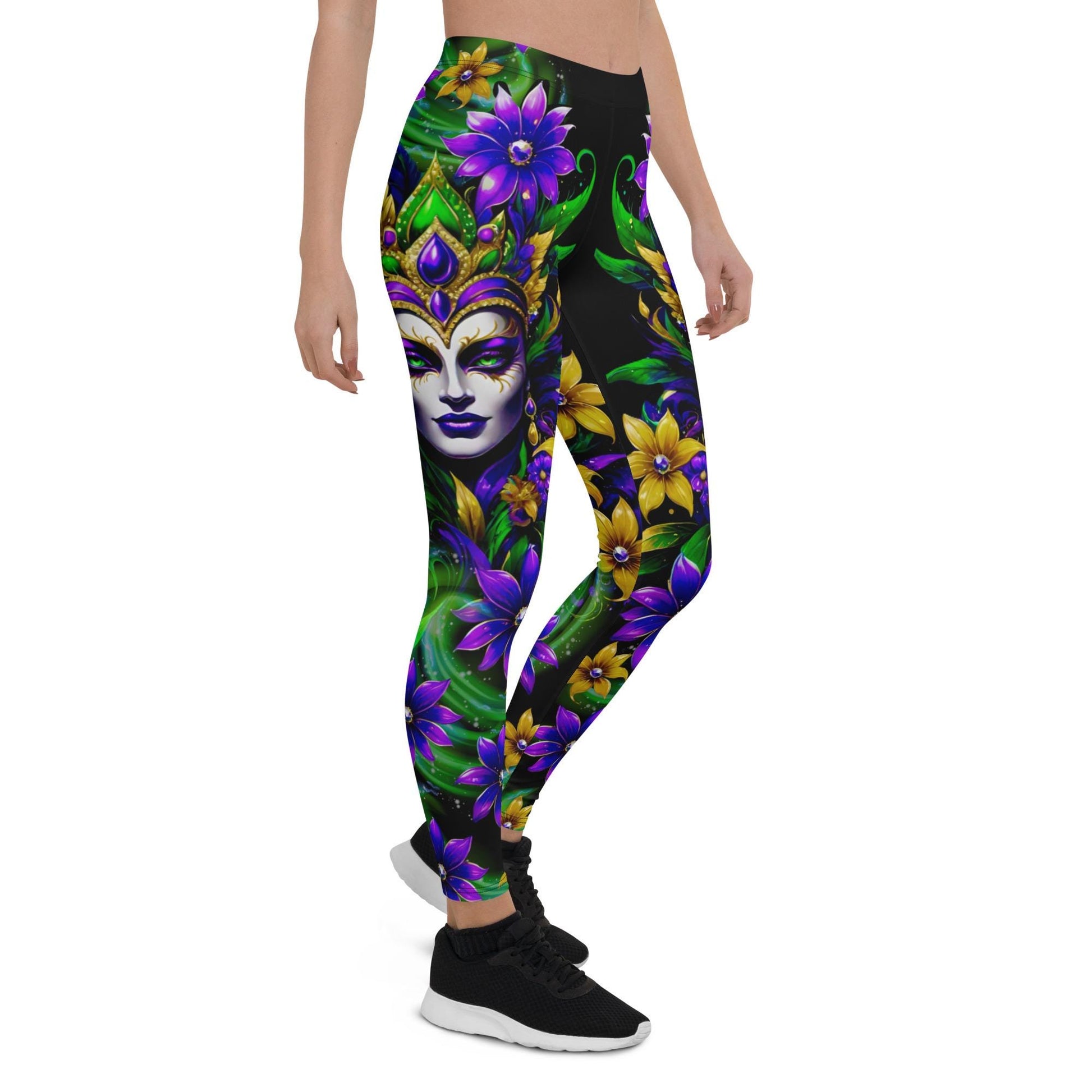 Mardi Gras Leggings, Mardi Gras, Mardi gras outfit, cool leggings, New Orleans leggings, carnival leggings,  Mardi Gras 2025, unique