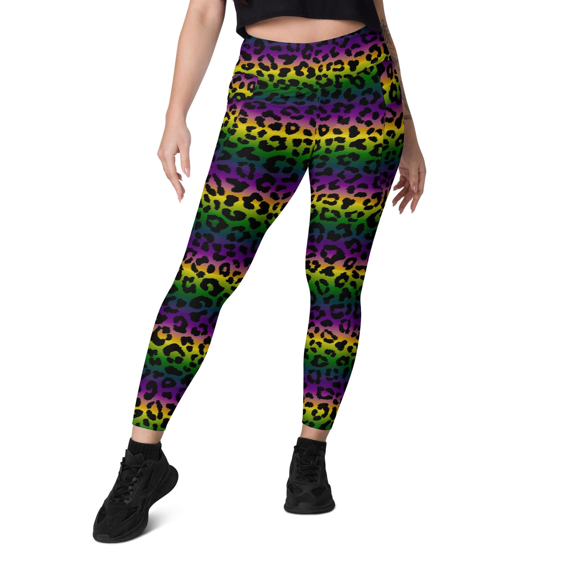 Mardi Gras leggings with pockets, Mardi Gras leggings, New Orleans leggings, Nola legging, Mardi gras, Mardi Gras, Carnival , Mardi