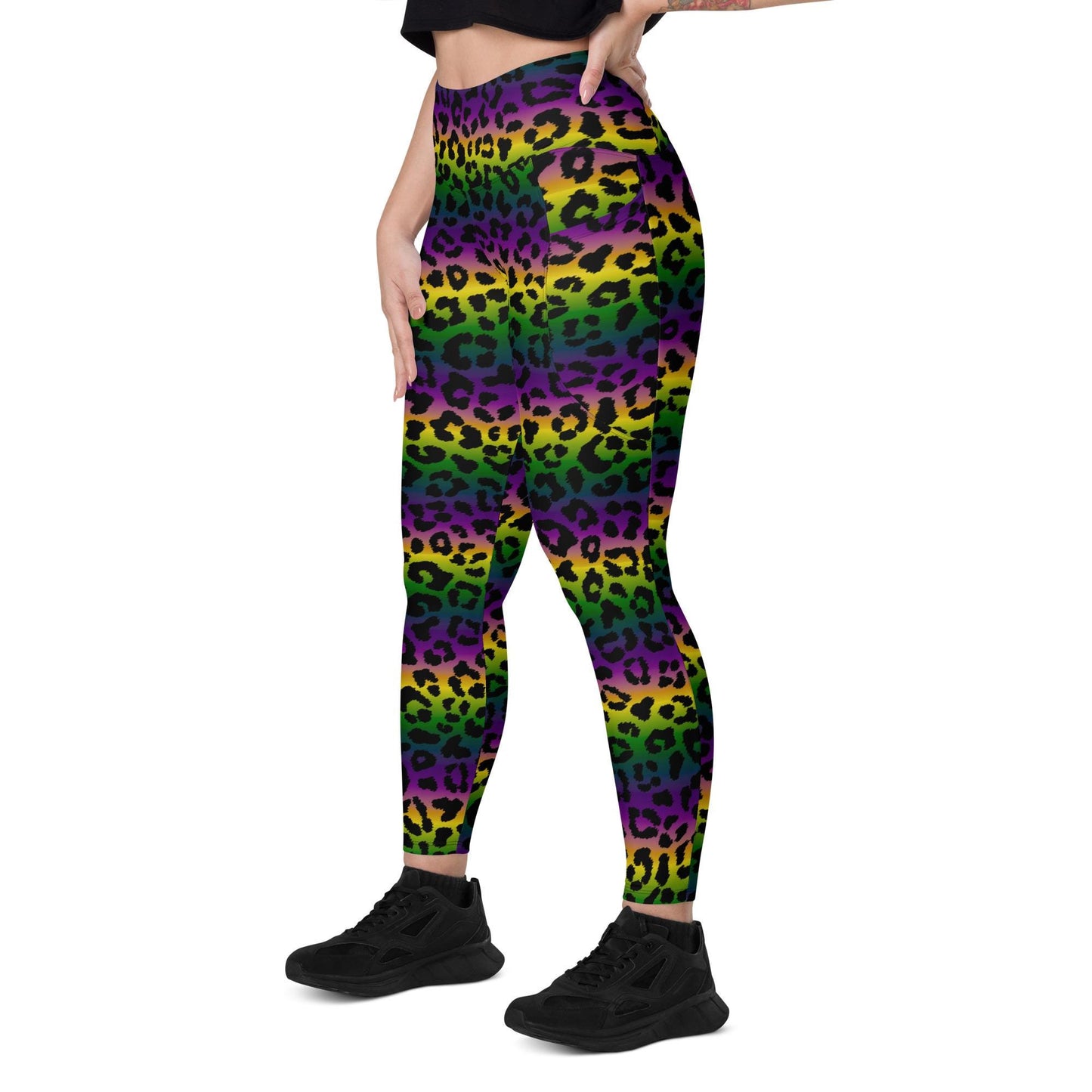 Mardi Gras leggings with pockets, Mardi Gras leggings, New Orleans leggings, Nola legging, Mardi gras, Mardi Gras, Carnival , Mardi