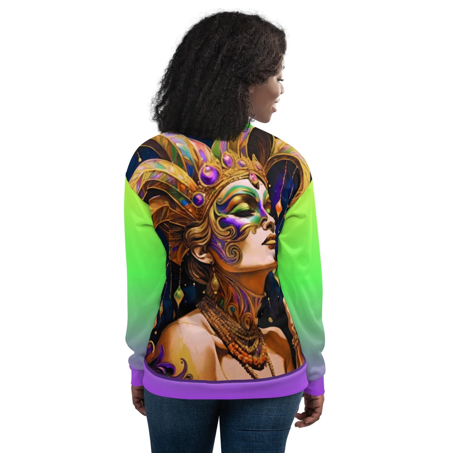 Mardi Gras Jacket, Unisex Bomber Jacket, Mardi Gras Clothes, Mardi Gras Shirt, Mardi Gras, Mardi Gras Throws, Louisiana Shirt, New Orleans