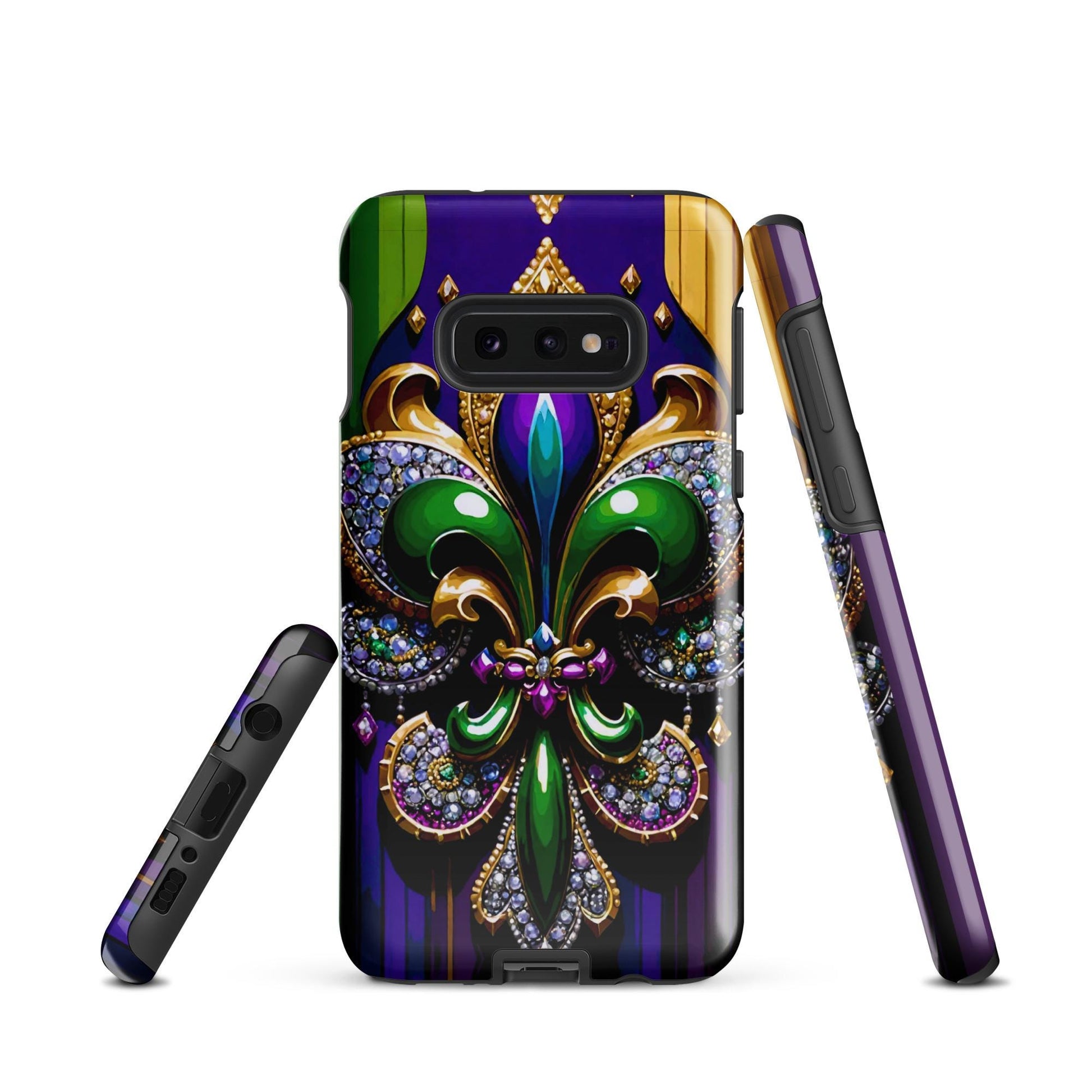 fleur de lis Mardi Gras phone Case, Tough case for Samsung®, Mardi Gras phone case, Android phone case New Orleans