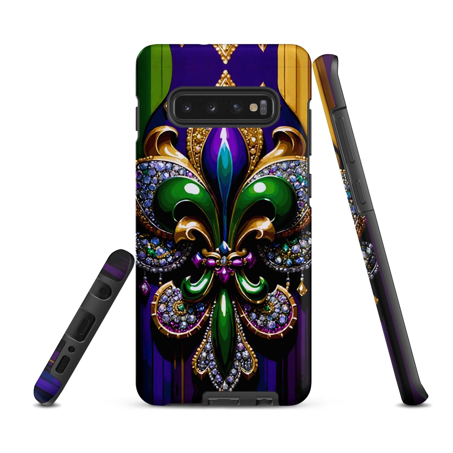 fleur de lis Mardi Gras phone Case, Tough case for Samsung®, Mardi Gras phone case, Android phone case New Orleans